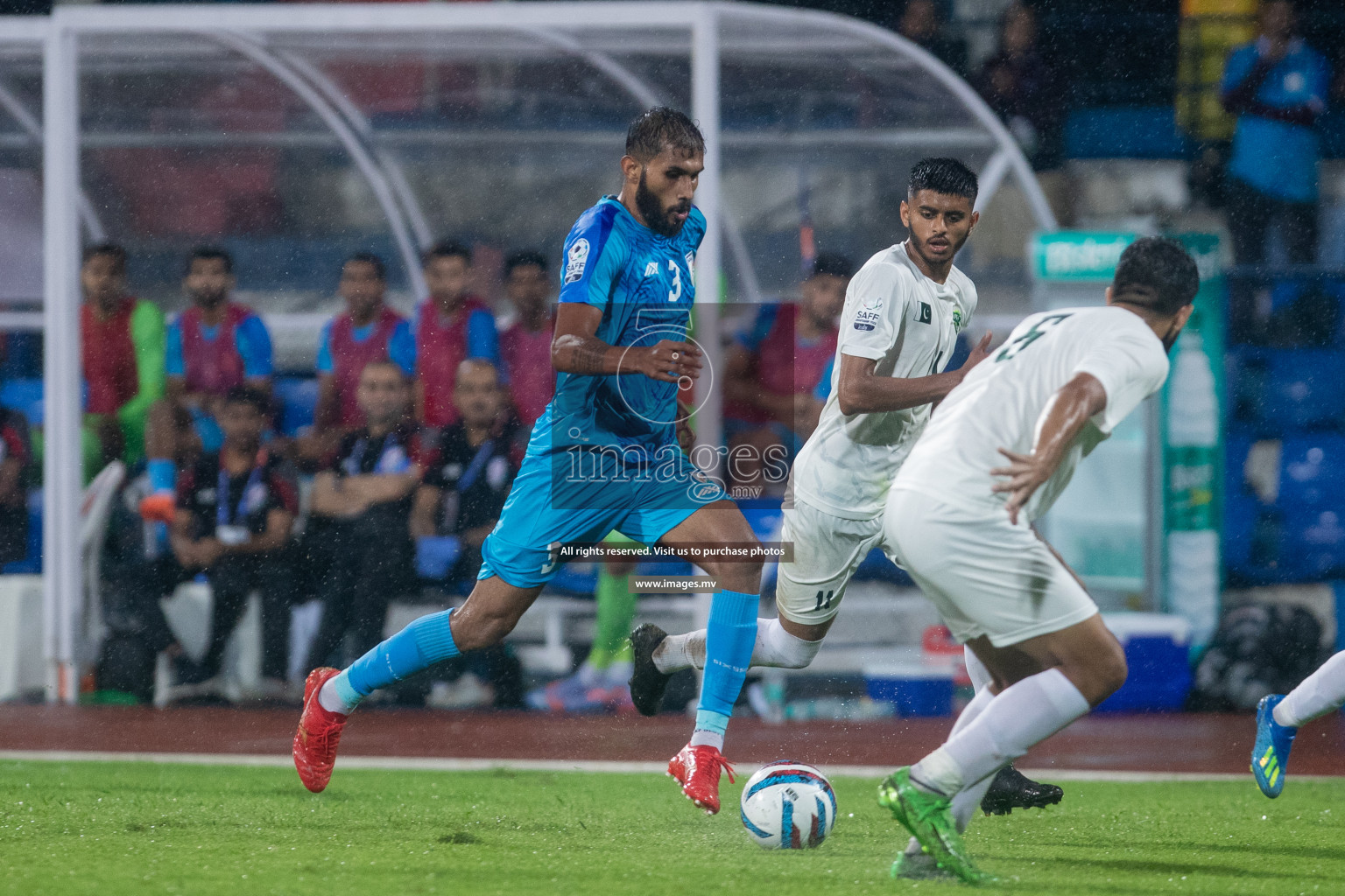 India vs Pakistan in the opening match of SAFF Championship 2023 held in Sree Kanteerava Stadium, Bengaluru, India, on Wednesday, 21st June 2023. Photos: Nausham Waheed / images.mv