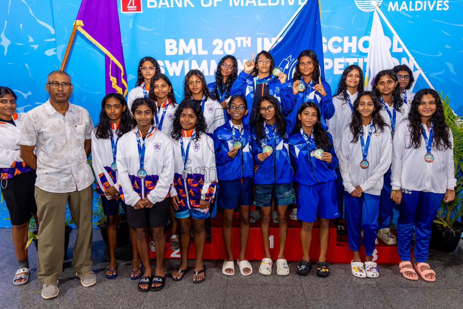 Day 5 of 20th Inter-school Swimming Competition 2024 held in Hulhumale', Maldives on Wednesday, 16th October 2024. Photos: Nausham Waheed / images.mv