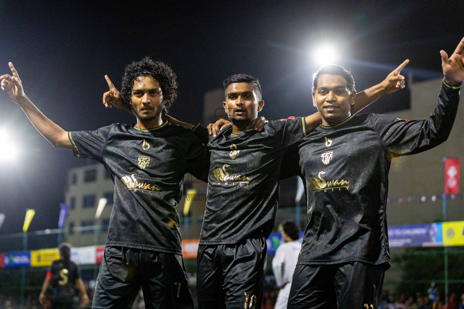 HA Utheem VS HA Ihavandhoo in Day 13 of Golden Futsal Challenge 2024 was held on Saturday, 27th January 2024, in Hulhumale', Maldives Photos: Nausham Waheed / images.mv