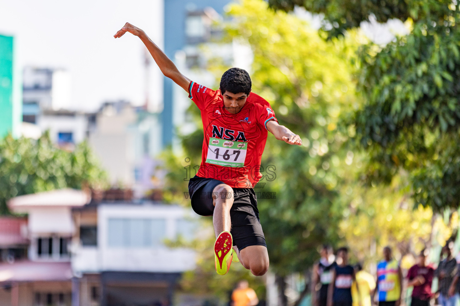 Day 1 of National Athletics Championship 2025 was held at Ekuveni Running Ground in Male', Maldives on Thursday, 14th August 2025. Photos: Areef Adam / images.mv