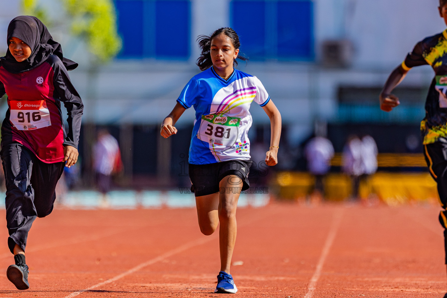 Day 1 of Inter-school Athletics Championship 2025 held in Ekuveni Synthetic Track, Male', Maldives on Monday, 06th October 2025. Photos by: Areef Adam  / Images.mv