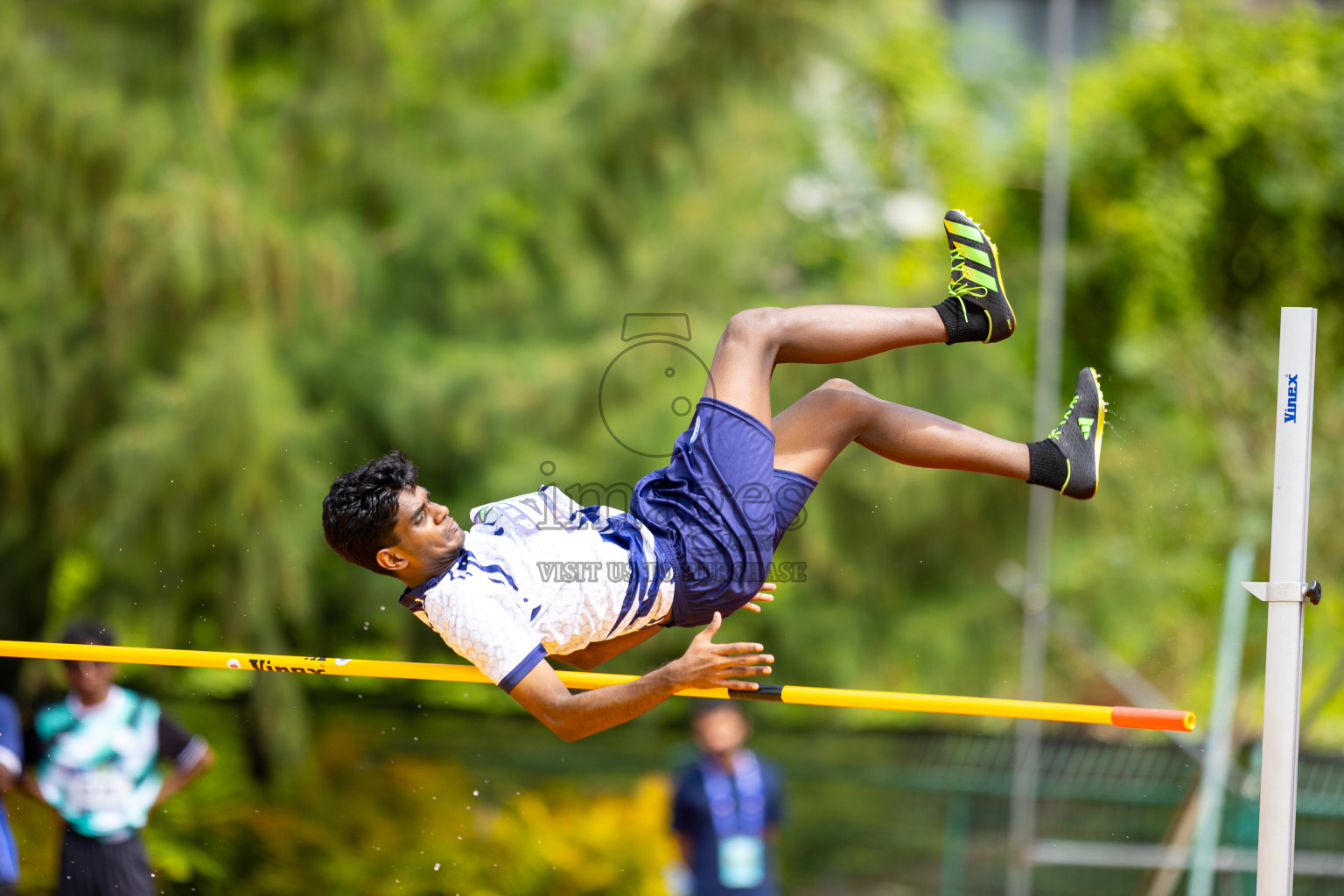 Day 1 of MWSC Interschool Athletics Championships 2024 held in Hulhumale Running Track, Hulhumale, Maldives on Saturday, 9th November 2024. 
Photos by: Ismail Thoriq / images.mv