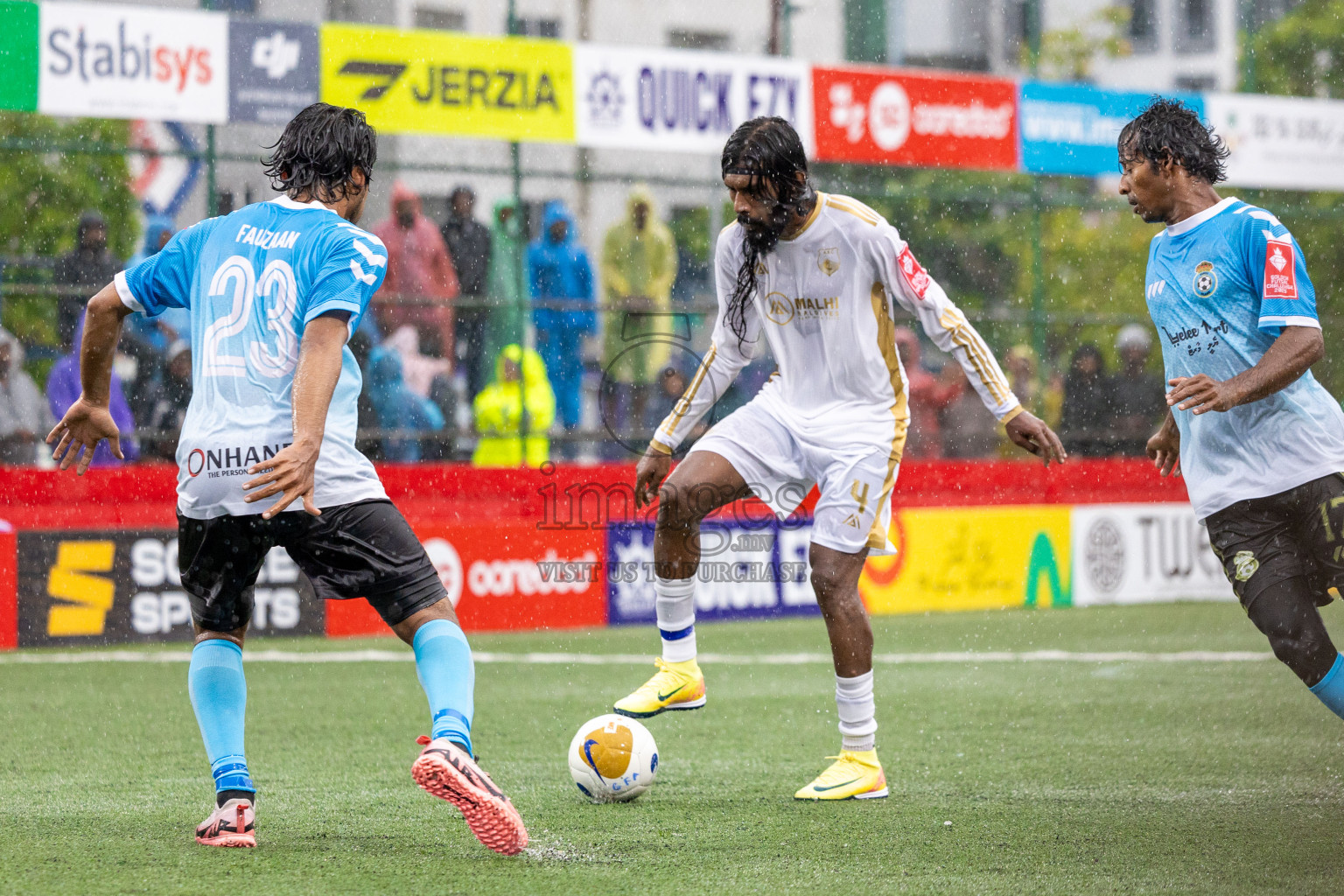 Raa Rasgetheem vs Raa Alifushi  in Day 10 of Golden Futsal Challenge 2025 was held on Tuesday, 14th January 2025, in Hulhumale', Maldives Photos: Shuu Abdul Sattar / images.mv