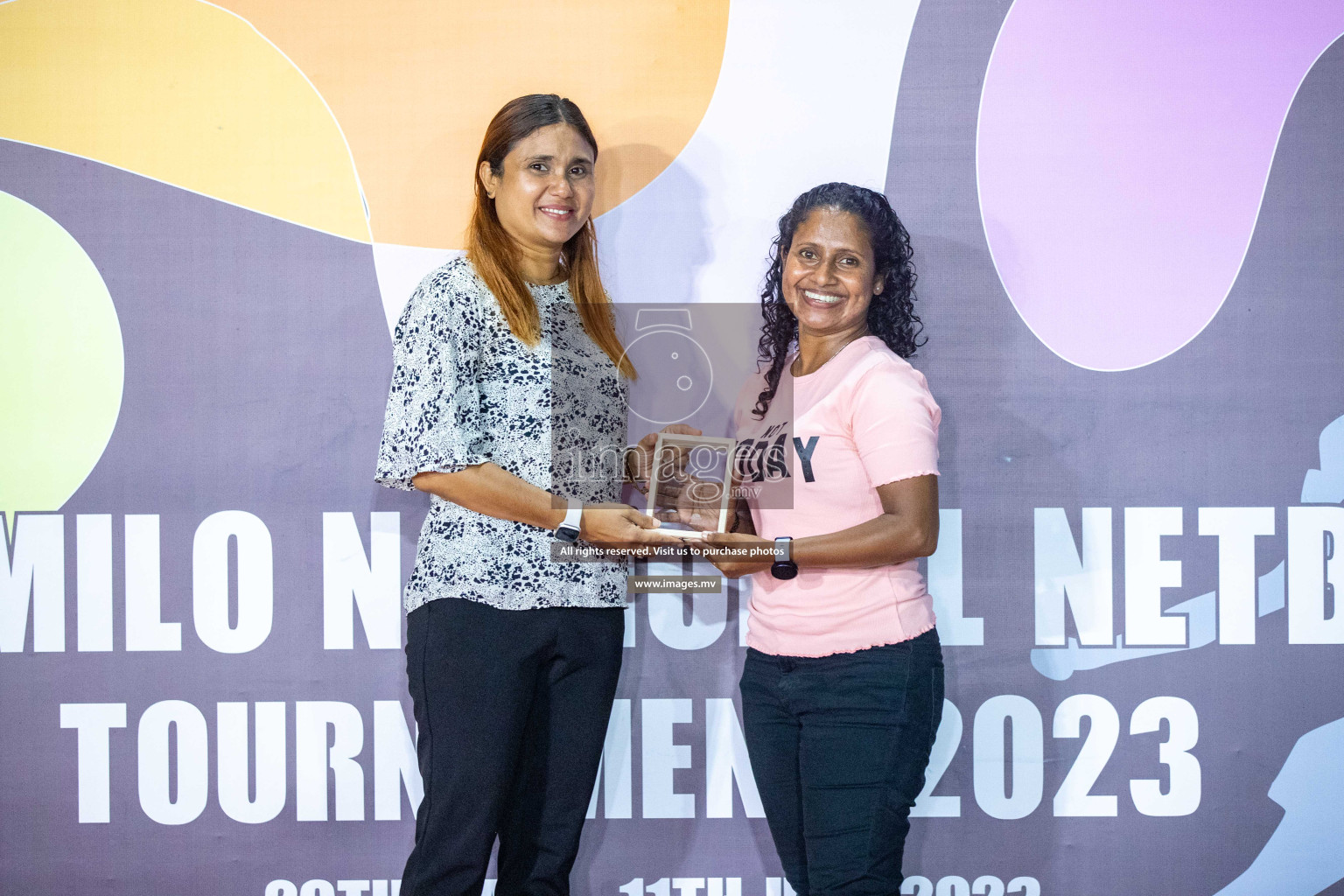 Day 6 of 20th Milo National Netball Tournament 2023, held in Synthetic Netball Court, Male', Maldives on 4th June 2023 Photos: Nausham Waheed/ Images.mv