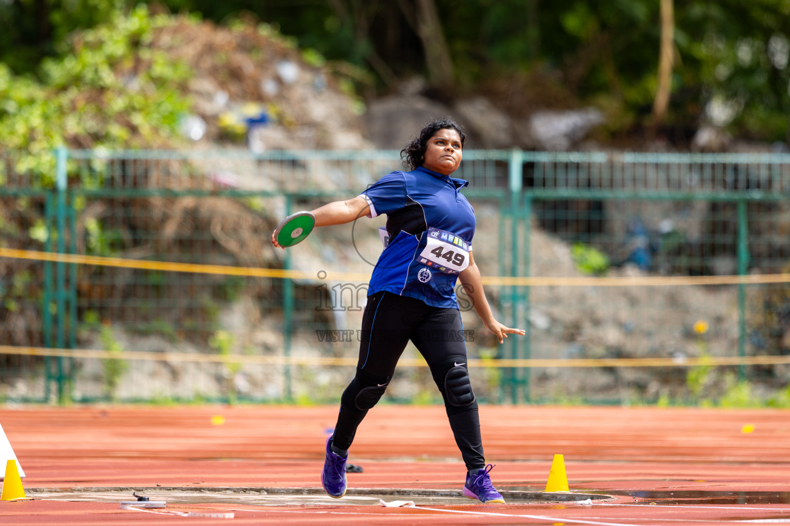 Day 1 of MWSC Interschool Athletics Championships 2024 held in Hulhumale Running Track, Hulhumale, Maldives on Saturday, 9th November 2024. 
Photos by: Ismail Thoriq / images.mv