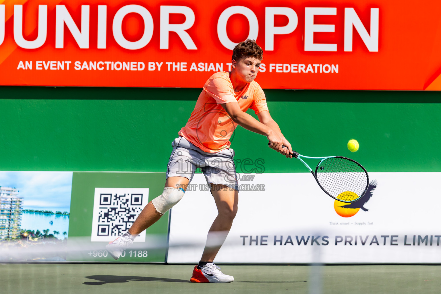 Day 2 of ATF Maldives Junior Open Tennis was held in Male' Tennis Court, Male', Maldives on Tuesday, 10th December 2024. Photos: Nausham Waheed / images.mv