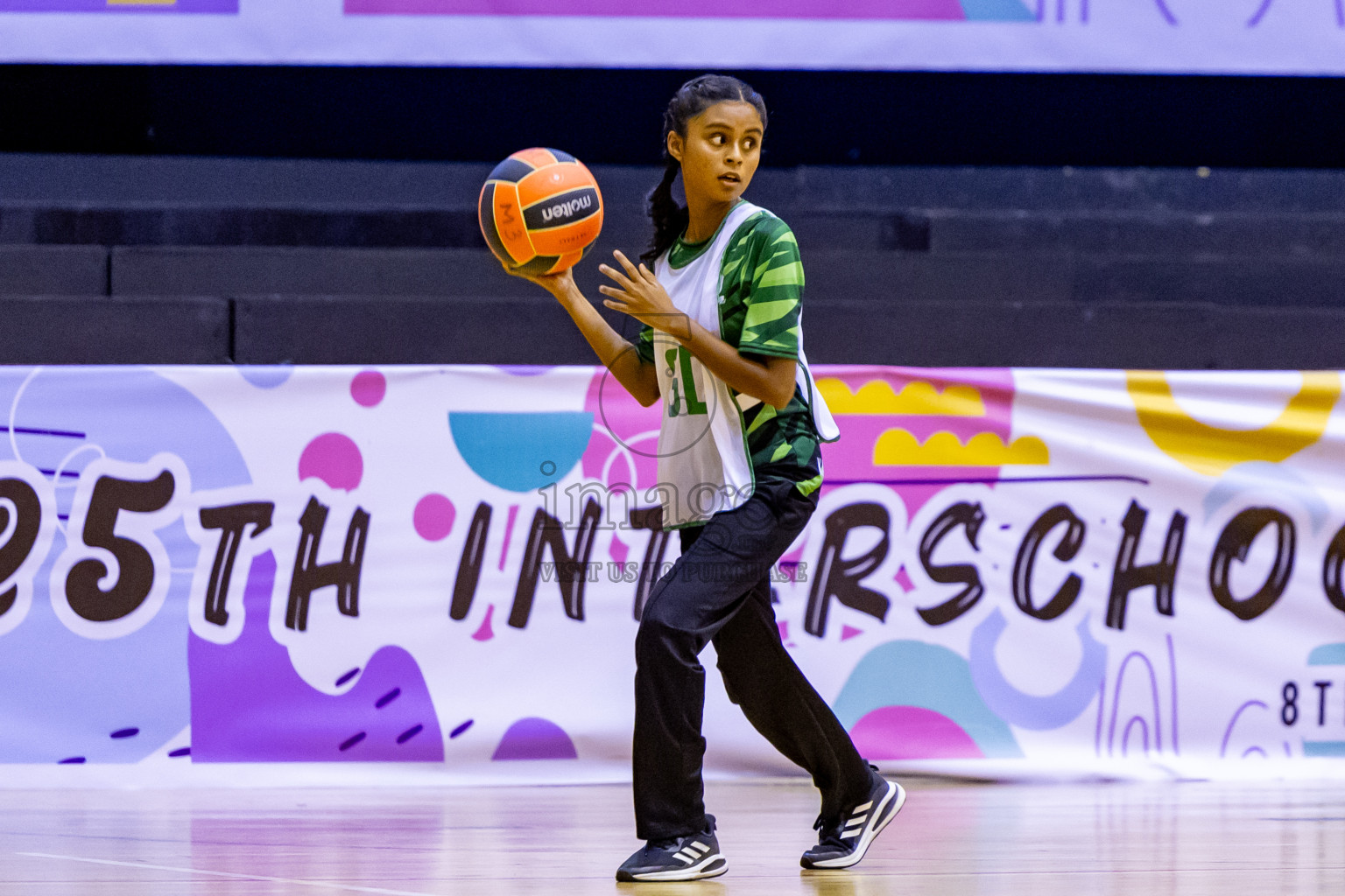 Day 12 of 25th Inter-School Netball Tournament was held in Social Center at Male', Maldives on Thursday, 22nd August 2024. Photos: Nausham Waheed / images.mv