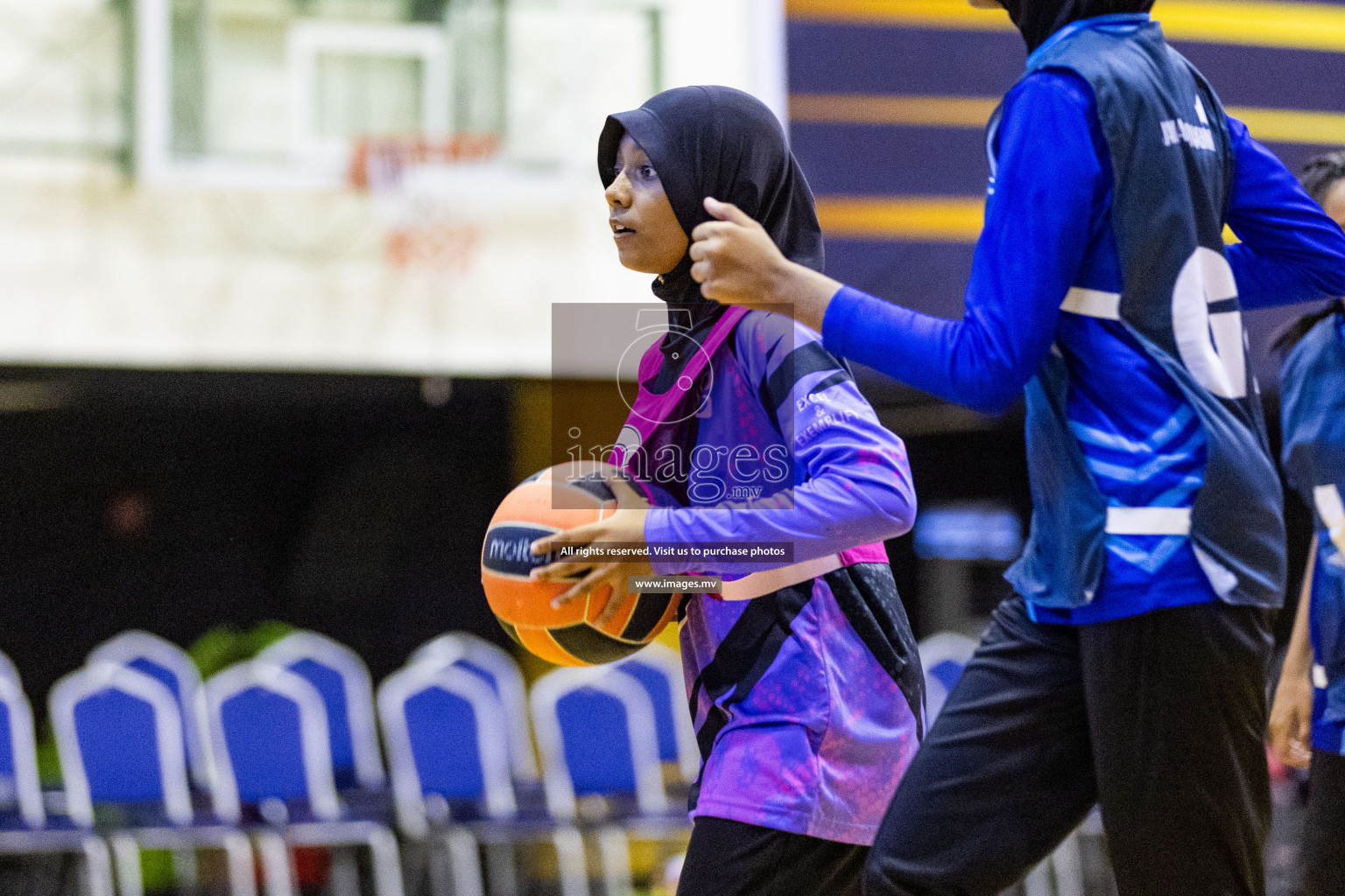 Day3 of 24th Interschool Netball Tournament 2023 was held in Social Center, Male', Maldives on 29th October 2023. Photos: Nausham Waheed, Mohamed Mahfooz Moosa / images.mv