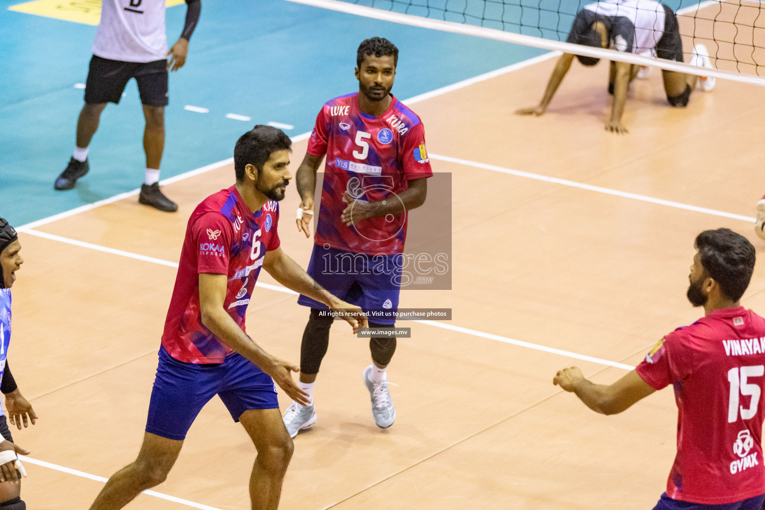 Sports Club City vs Dhivehi Sifainge Club in the Finals of National Volleyball Tournament 2022 on Thursday, 07th July 2022, held in Social Center, Male', Maldives