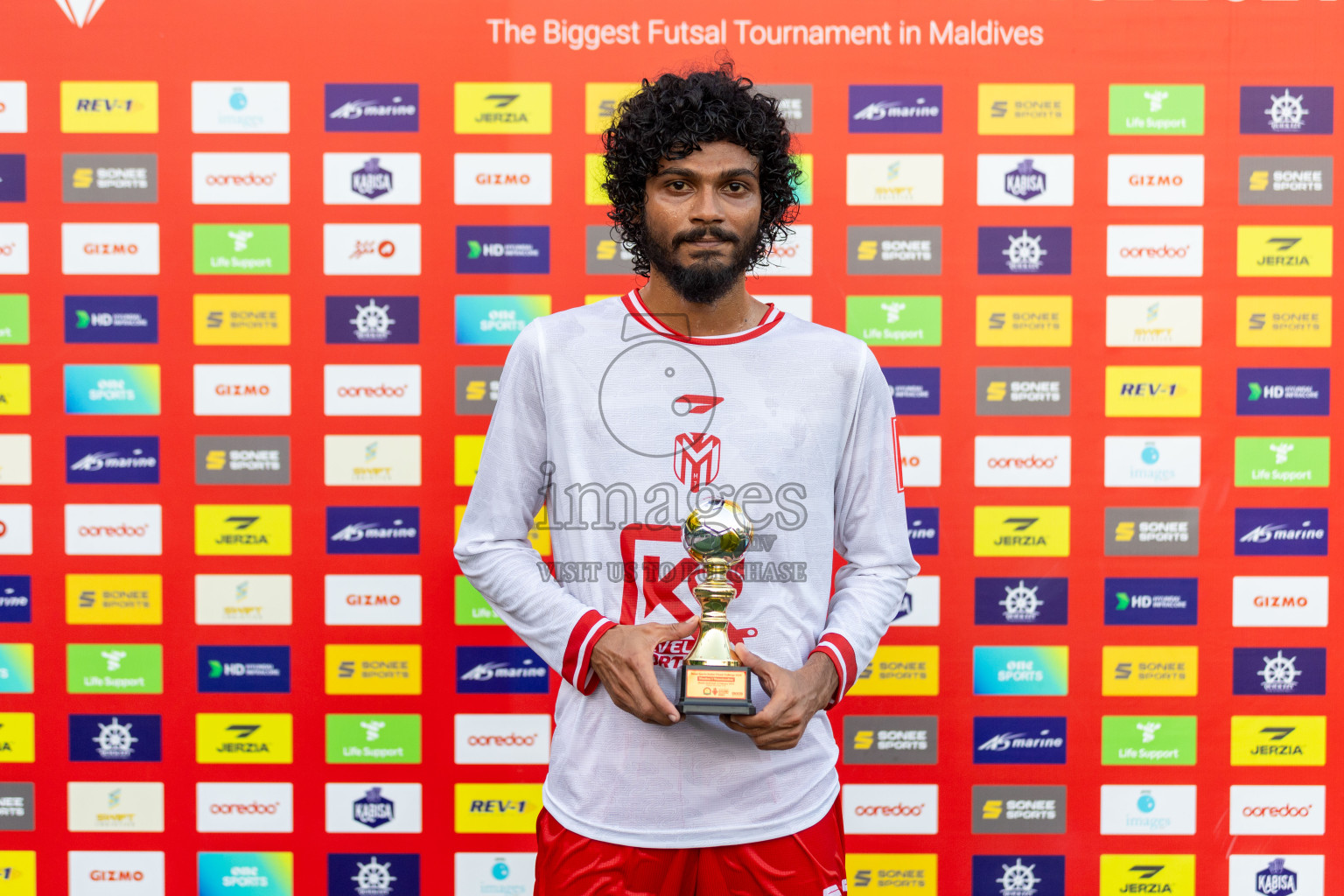 Dh Meedhoo vs Dh Maaenboodhoo in Day 20 of Golden Futsal Challenge 2024 was held on Saturday , 3rd February 2024 in Hulhumale', Maldives Photos: Nausham Waheed / images.mv