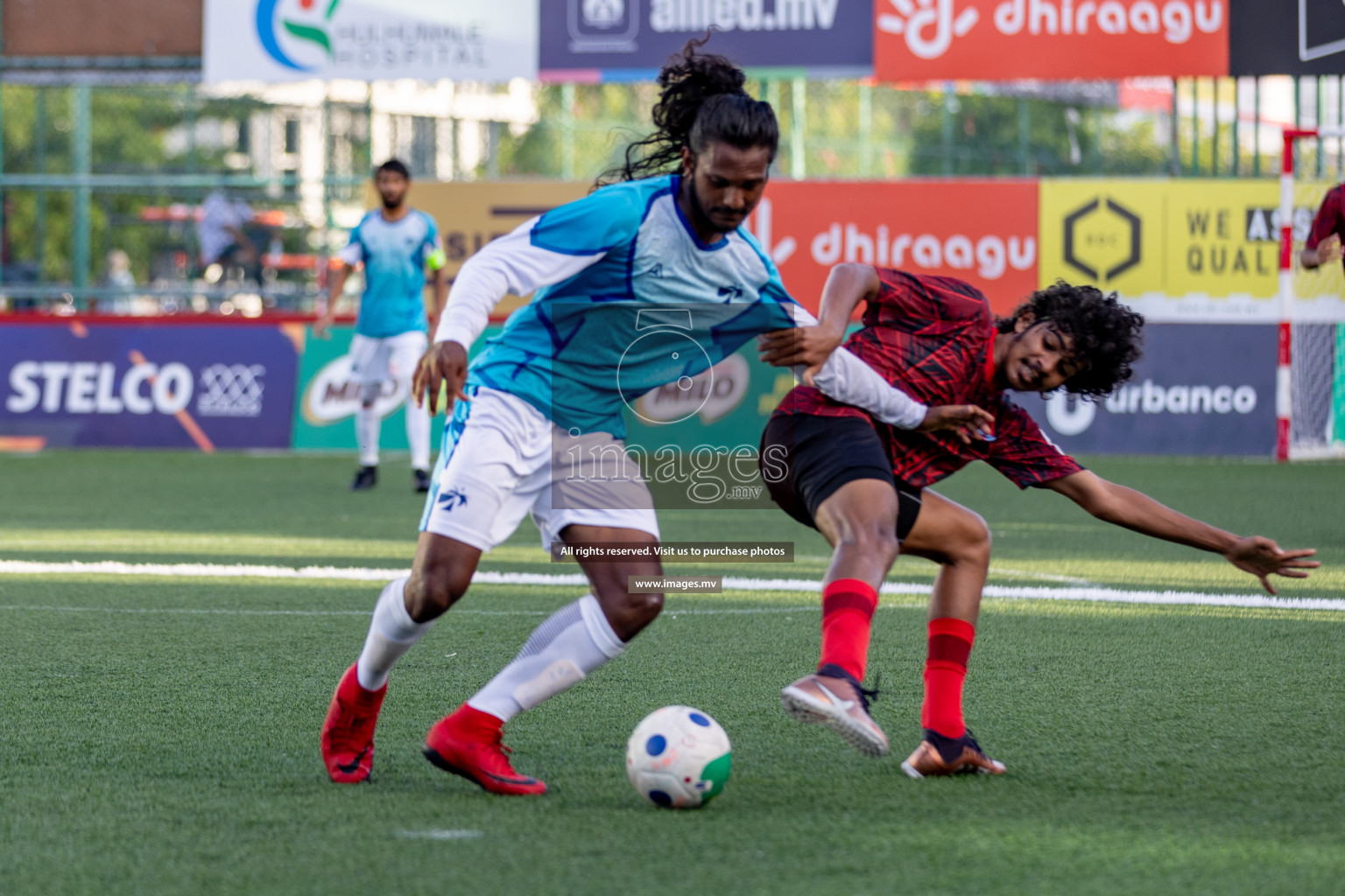 MACL vs Police Club in Club Maldives Cup 2023 held in Hulhumale, Maldives, on Saturday, 22nd July 2023. Photos: Hassan Simah / images.mv