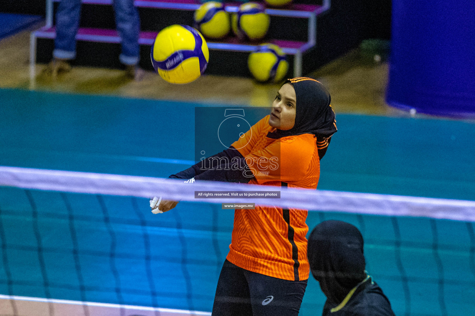 Volleyball Association Cup 2022-Women's Division-Match Day 6 was held in Male', Maldives on 28th May 2022 at Social Center Indoor Hall Photos By: Nausham Waheed /images.mv