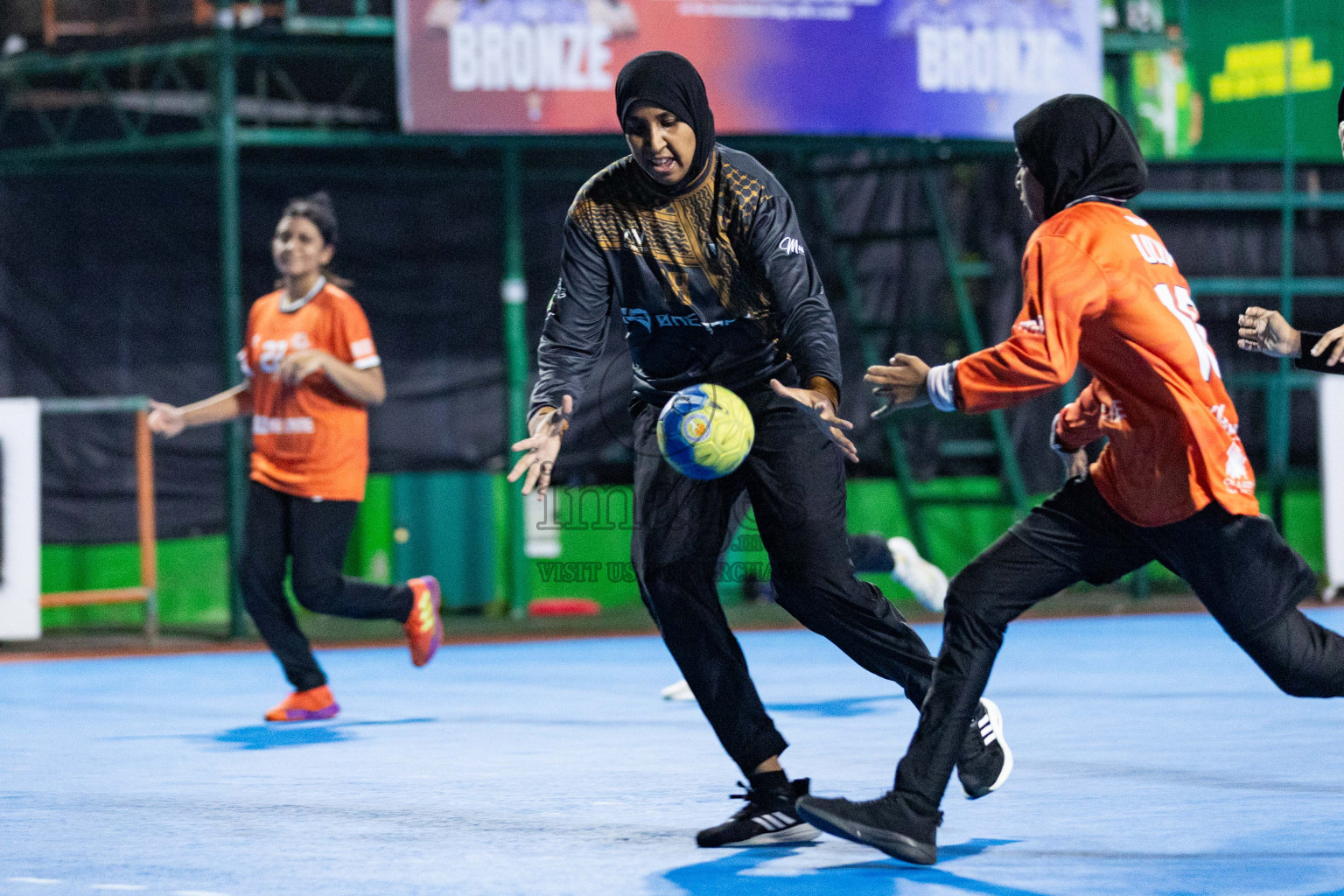 Day 16 of 10th National Handball Tournament 2023, held in Handball ground, Male', Maldives on Wednesday, 13th December 2023 Photos: Nausham Waheed/ Images.mv