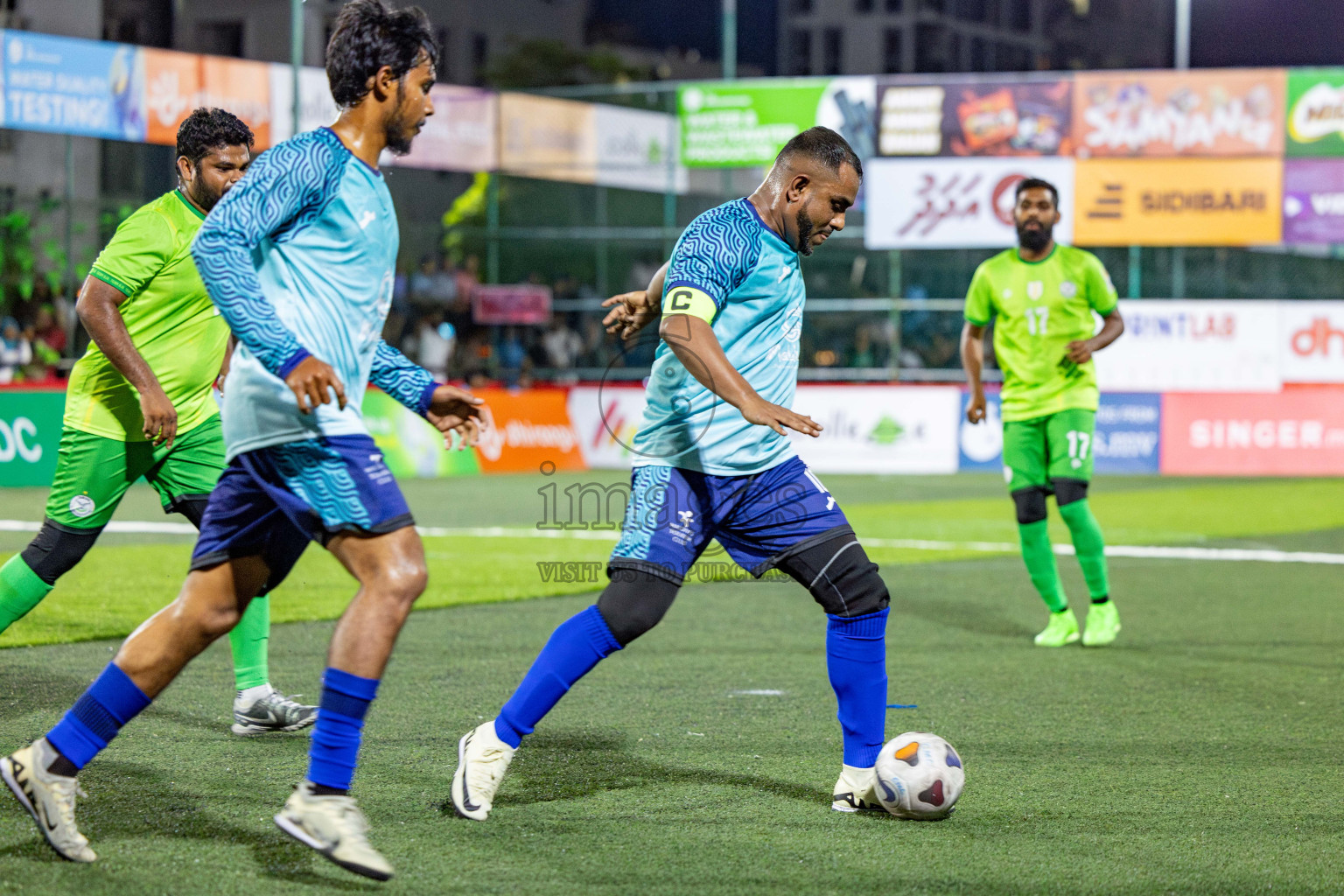 TEAM DJA VS TOURISM CLUB in Club Maldives Classic 2024 held in Rehendi Futsal Ground, Hulhumale', Maldives on Friday, 6th September 2024. 
Photos: Hassan Simah / images.mv