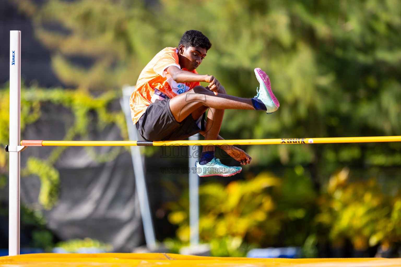 Day 1 of MWSC Interschool Athletics Championships 2024 held in Hulhumale Running Track, Hulhumale, Maldives on Saturday, 9th November 2024. Photos by: Ismail Thoriq / Images.mv