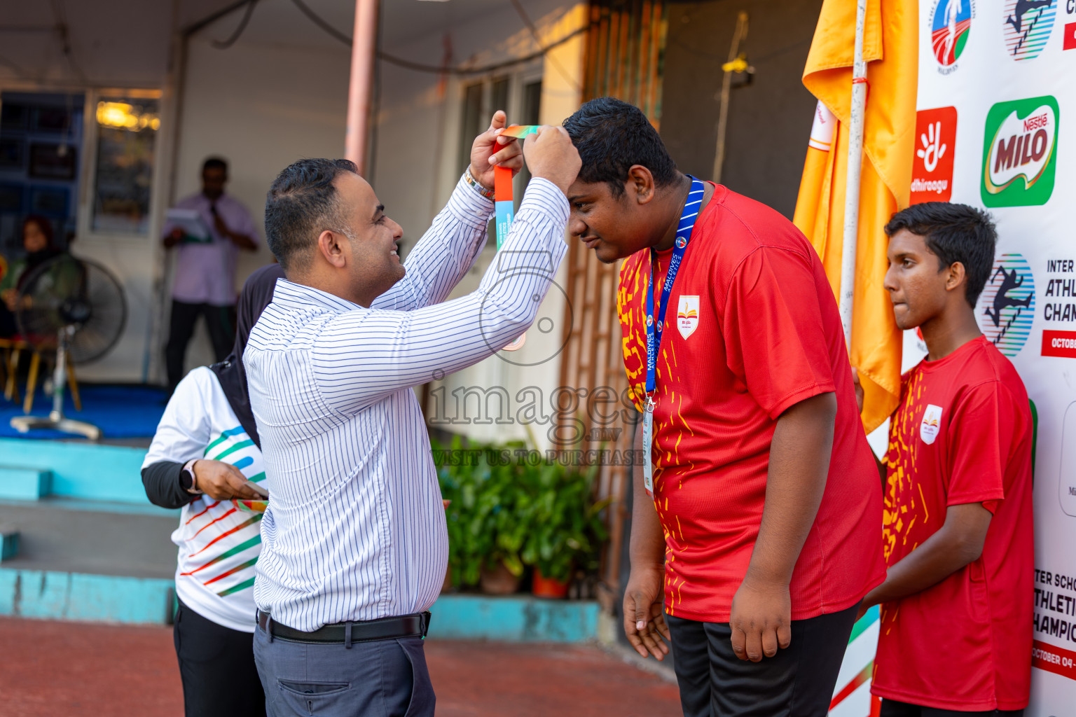 Day 1 of Inter-school Athletics Championship 2025 held in Ekuveni Synthetic Track, Male', Maldives on Monday, 06th October 2025. Photos by: Ismail Thoriq / Images.mv