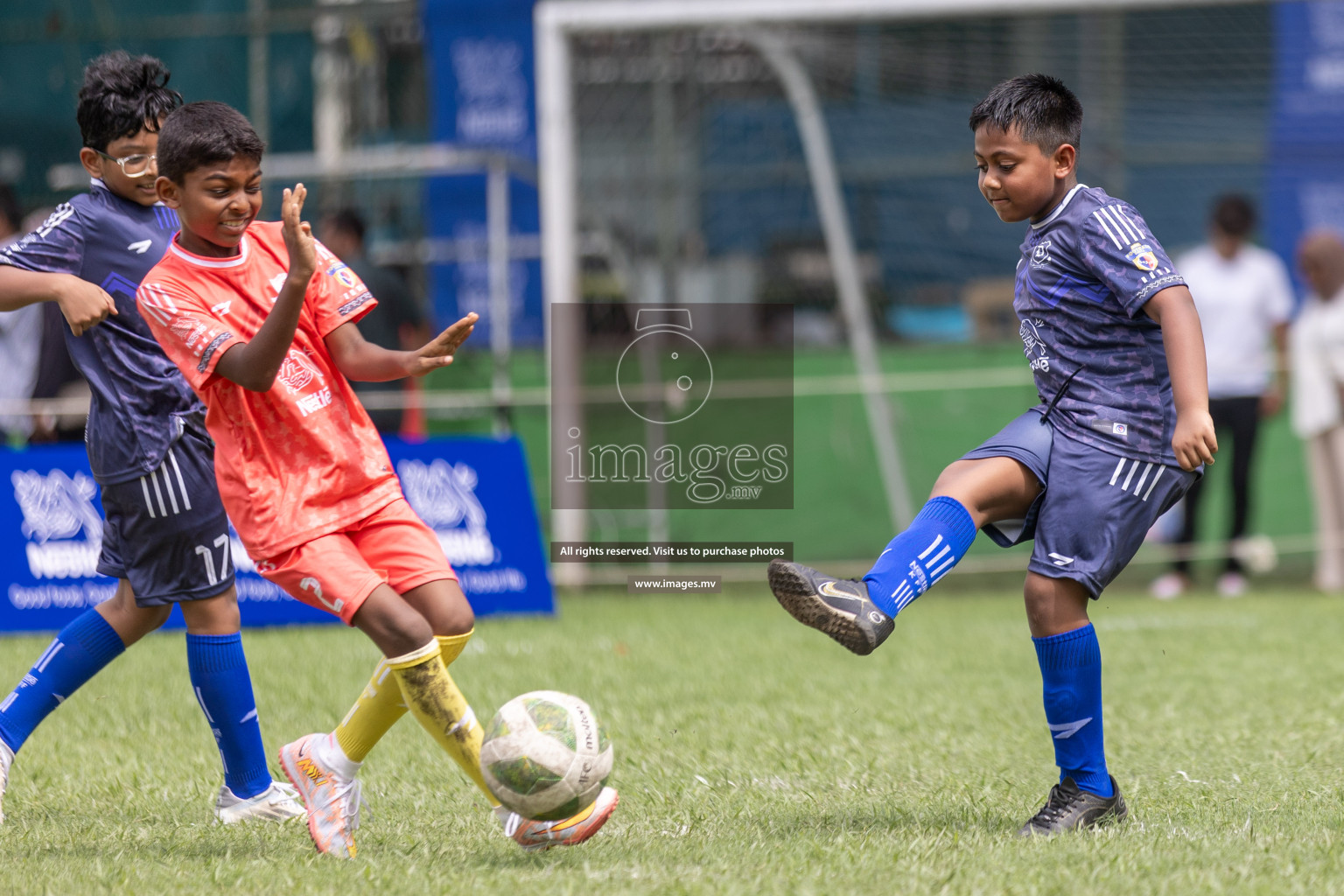 Day 1 of Nestle kids football fiesta, held in Henveyru Football Stadium, Male', Maldives on Wednesday, 11th October 2023 Photos: Shut Abdul Sattar/ Images.mv