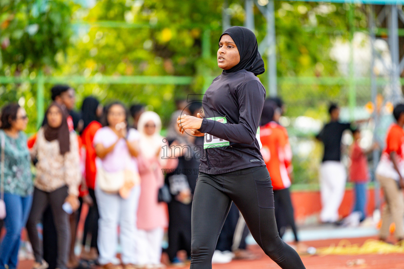 Day 2 of 12th Milo Association Championships was held in Ekuveni Track at Male', Maldives on Friday, 25th April 2025. Photos: Hassan Simah / images.mv