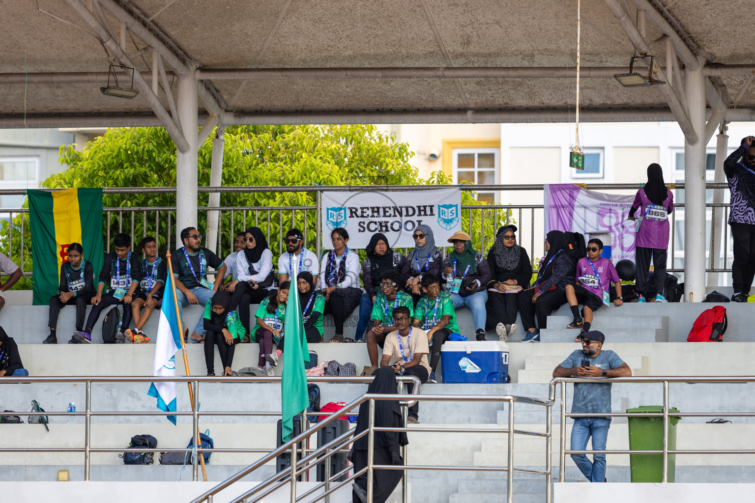 Day 1 of MWSC Interschool Athletics Championships 2024 held in Hulhumale Running Track, Hulhumale, Maldives on Saturday, 9th November 2024. Photos by: Ismail Thoriq / Images.mv