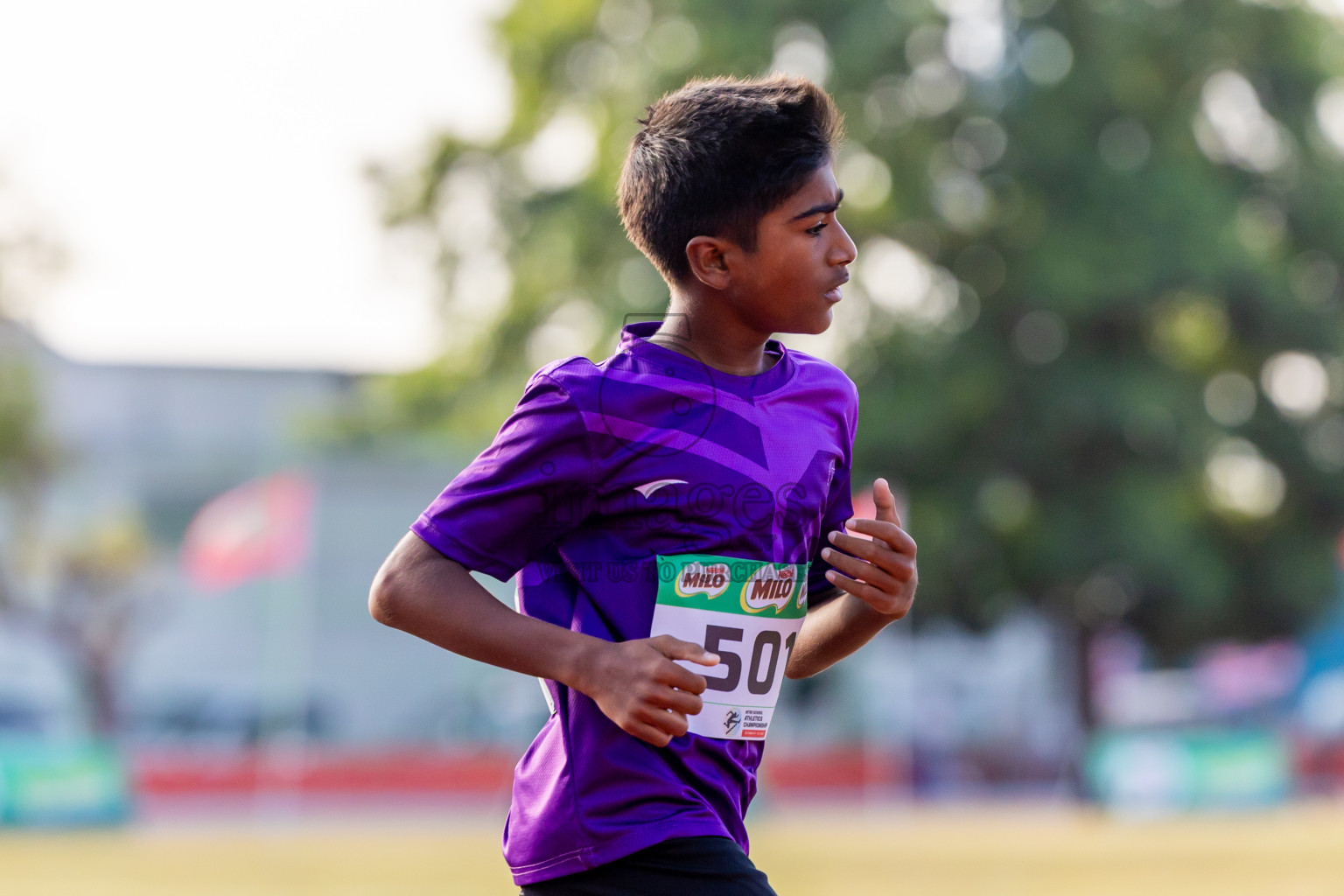 Day 3 of Inter-school Athletics Championship 2025 held in Ekuveni Synthetic Track, Male', Maldives on Wednesday, 08th October 2025. Photos by: Nausham Waheed / Images.mv