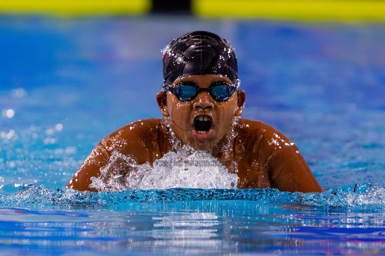 Day 1 of BML 5th National Swimming Kids Festival 2024 held in Hulhumale', Maldives on Monday, 18th November 2024. Photos: Nausham Waheed / images.mv