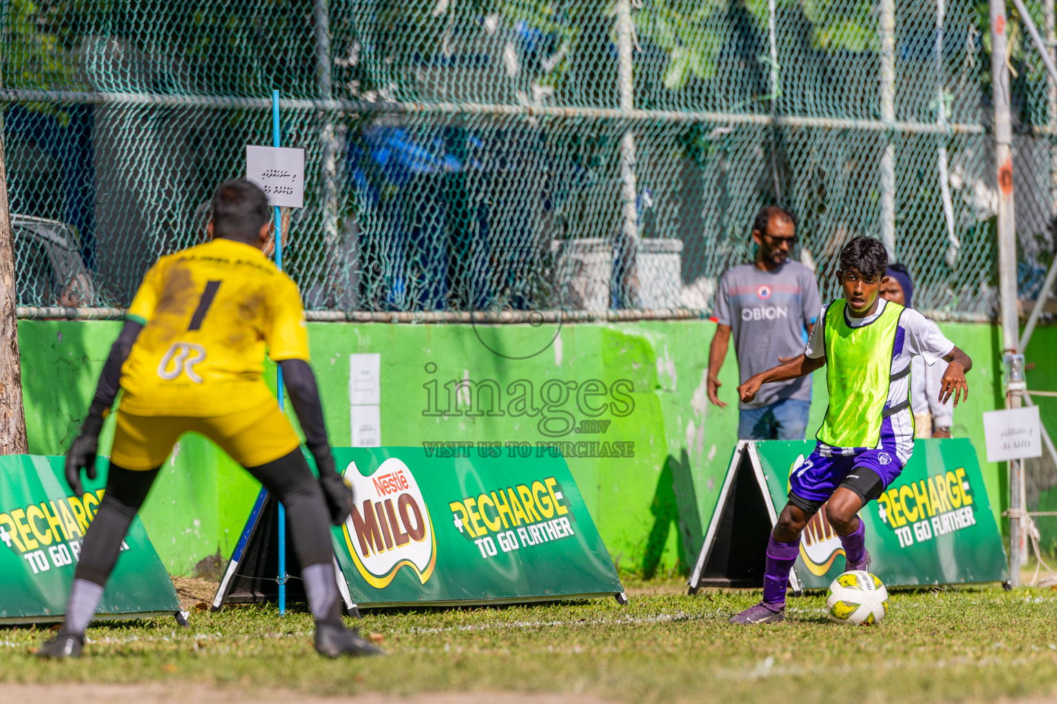 Day 4 of MILO Academy Championship 2025 (U14) was held on Sunday, 2nd November 2025 at Henveiru Football Grounds, Male', Maldives . 
Photos: Ismail Thoriq / images.mv