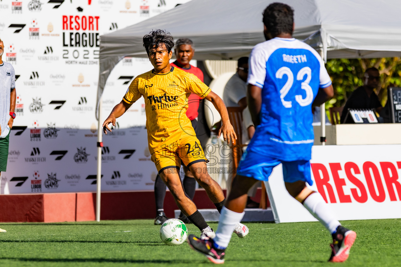 Summer Island Resort vs Hilton Amingiri in Resort League 2025 (North Male Zone) day 11 was held on Saturday, 13th September 2025 in One And Only Reethi Rah Maldives Resort, Photos: Areef Adam / images.mv