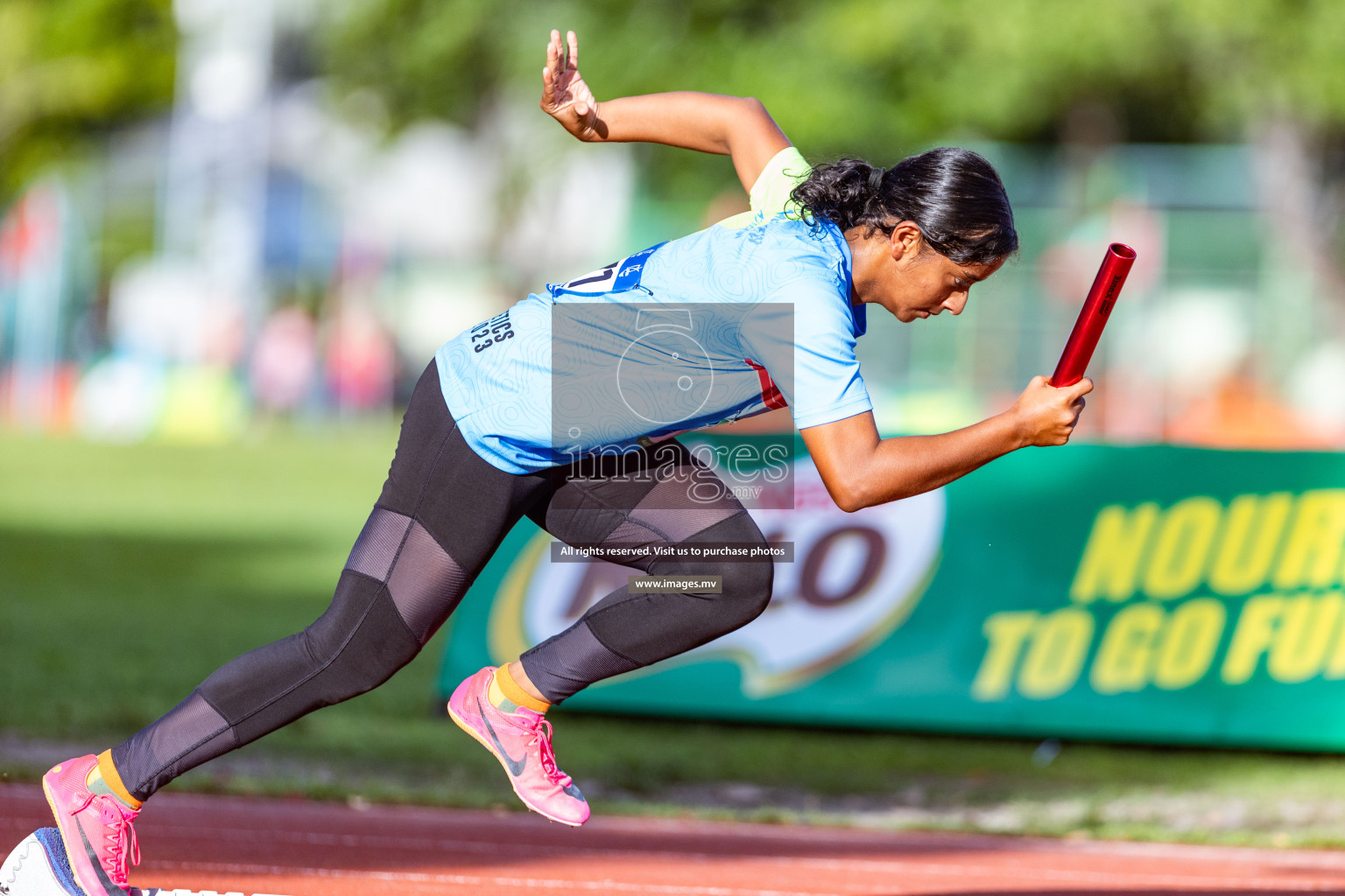 Day 3 of National Athletics Championship 2023 was held in Ekuveni Track at Male', Maldives on Saturday, 25th November 2023. Photos: Nausham Waheed / images.mv