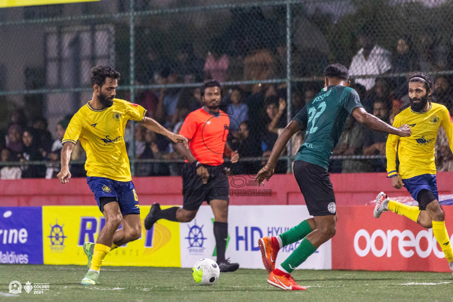 HA Hoarafushi vs HA Thakandhoo in Day 1 of Golden Futsal Challenge 2024 was held on Monday, 15th January 2024, in Hulhumale', Maldives Photos: Ismail Thoriq / images.mv