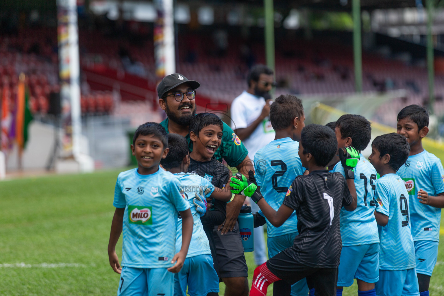 Day 2 of MILO Kids Football Fiesta was held at National Stadium in Male', Maldives on Saturday, 24th February 2024.