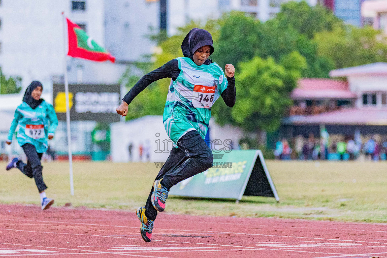 Day 3 of Inter-school Athletics Championship 2025 held in Ekuveni Synthetic Track, Male', Maldives on Wednesday, 08th October 2025. Photos by: Areef Adam  / Images.mv
