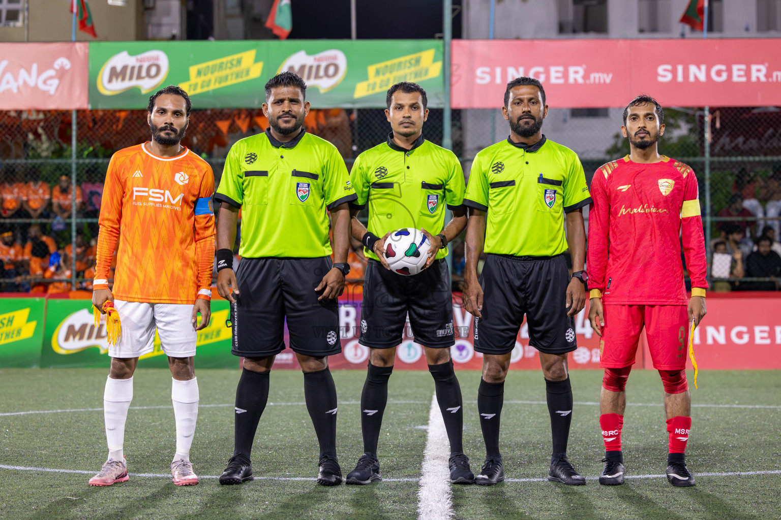 FSM vs Maldivian in Round of 16 of Club Maldives Cup 2024 held in Rehendi Futsal Ground, Hulhumale', Maldives on Monday, 7th October 2024. Photos: Ismail Thoriq / images.mv