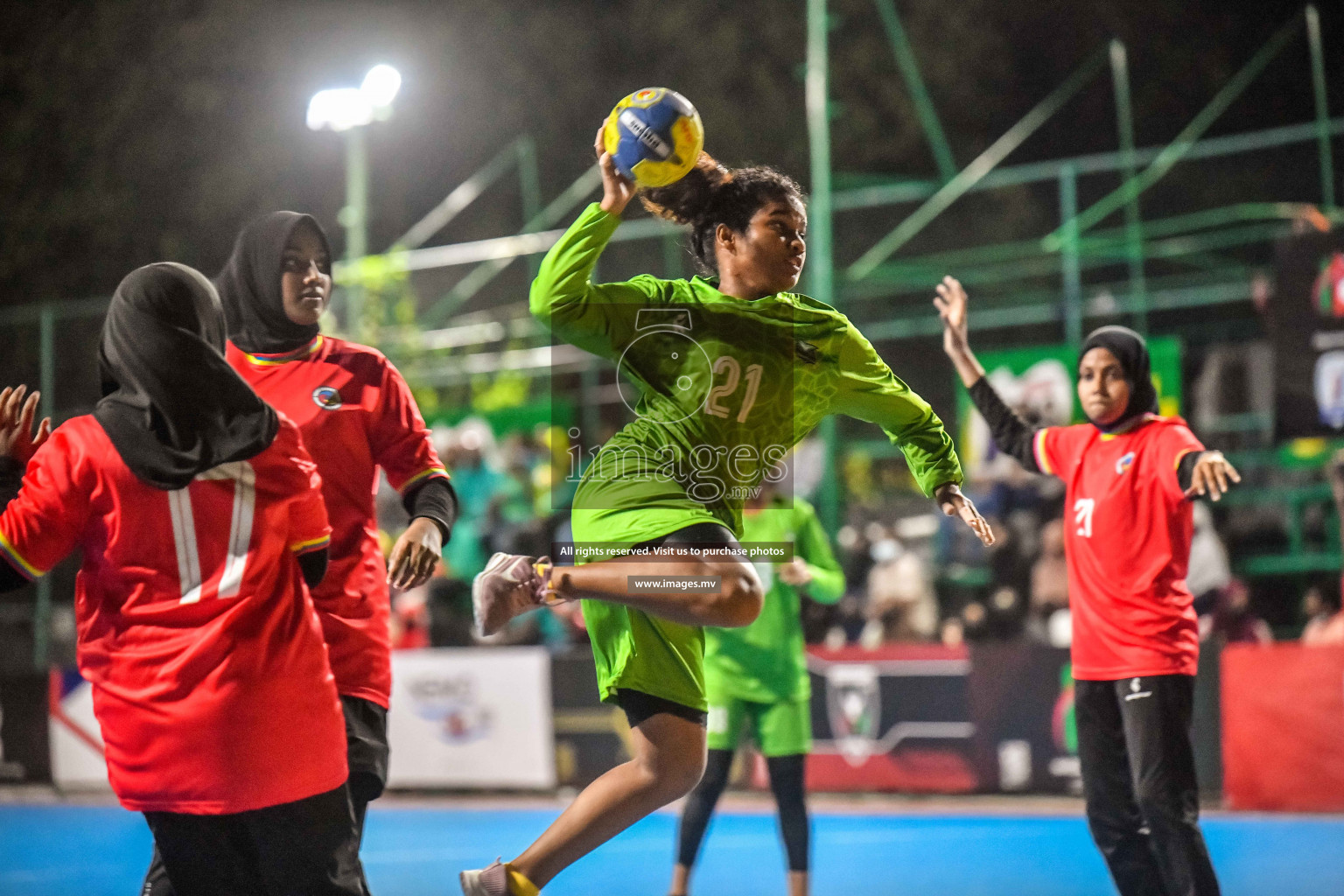 Day 13 of Milo 6th Inter Office Handball Tournament 2022 - Photos by  Nausham Waheed