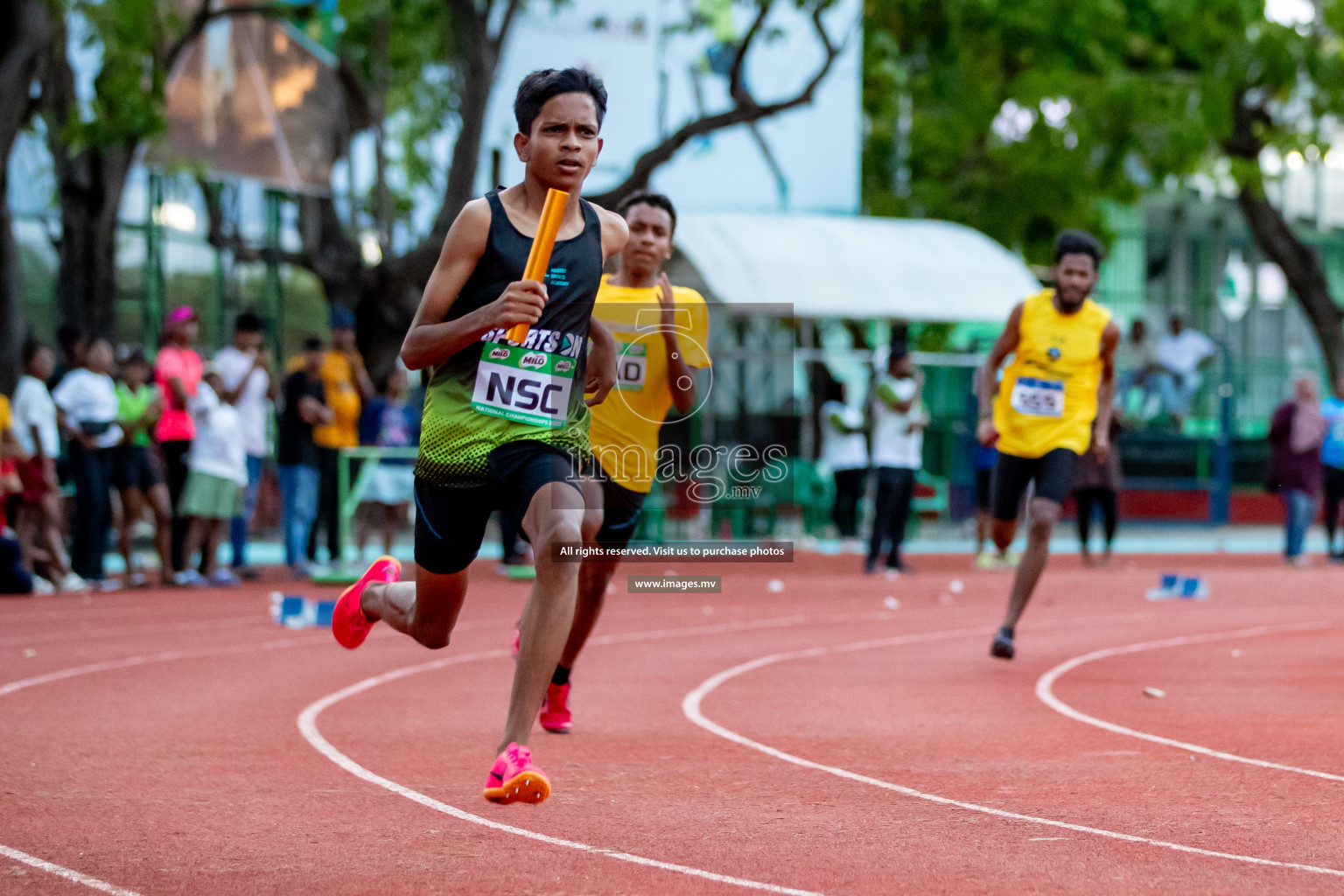 Day 2 of National Athletics Championship 2023 was held in Ekuveni Track at Male', Maldives on Friday, 24th November 2023. Photos: Hassan Simah / images.mv