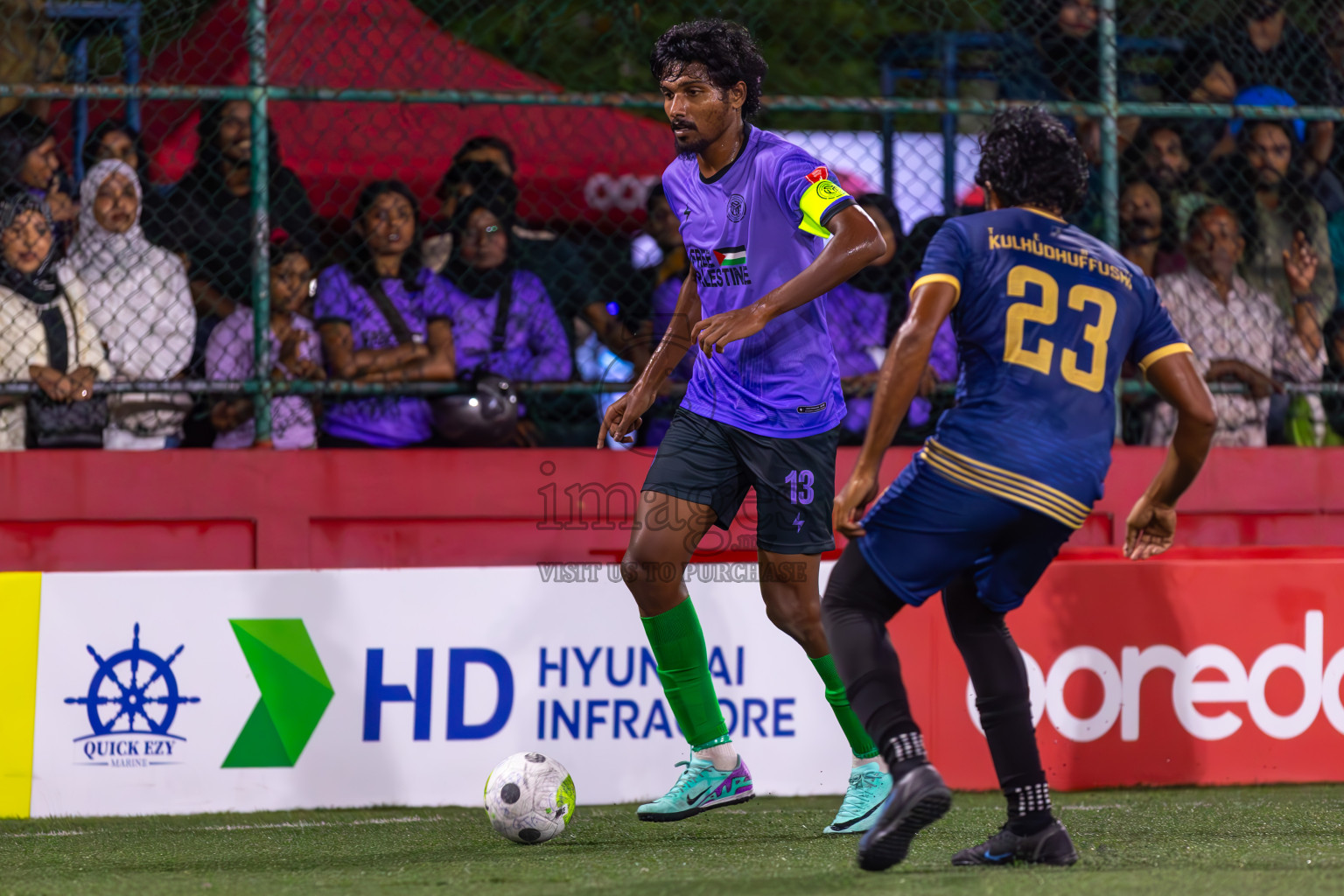 HDh Kulhudhuffushi vs HDh Neykurendhoo in Day 10 of Golden Futsal Challenge 2024 was held on Tuesday, 23rd January 2024, in Hulhumale', Maldives
Photos: Ismail Thoriq / images.mv