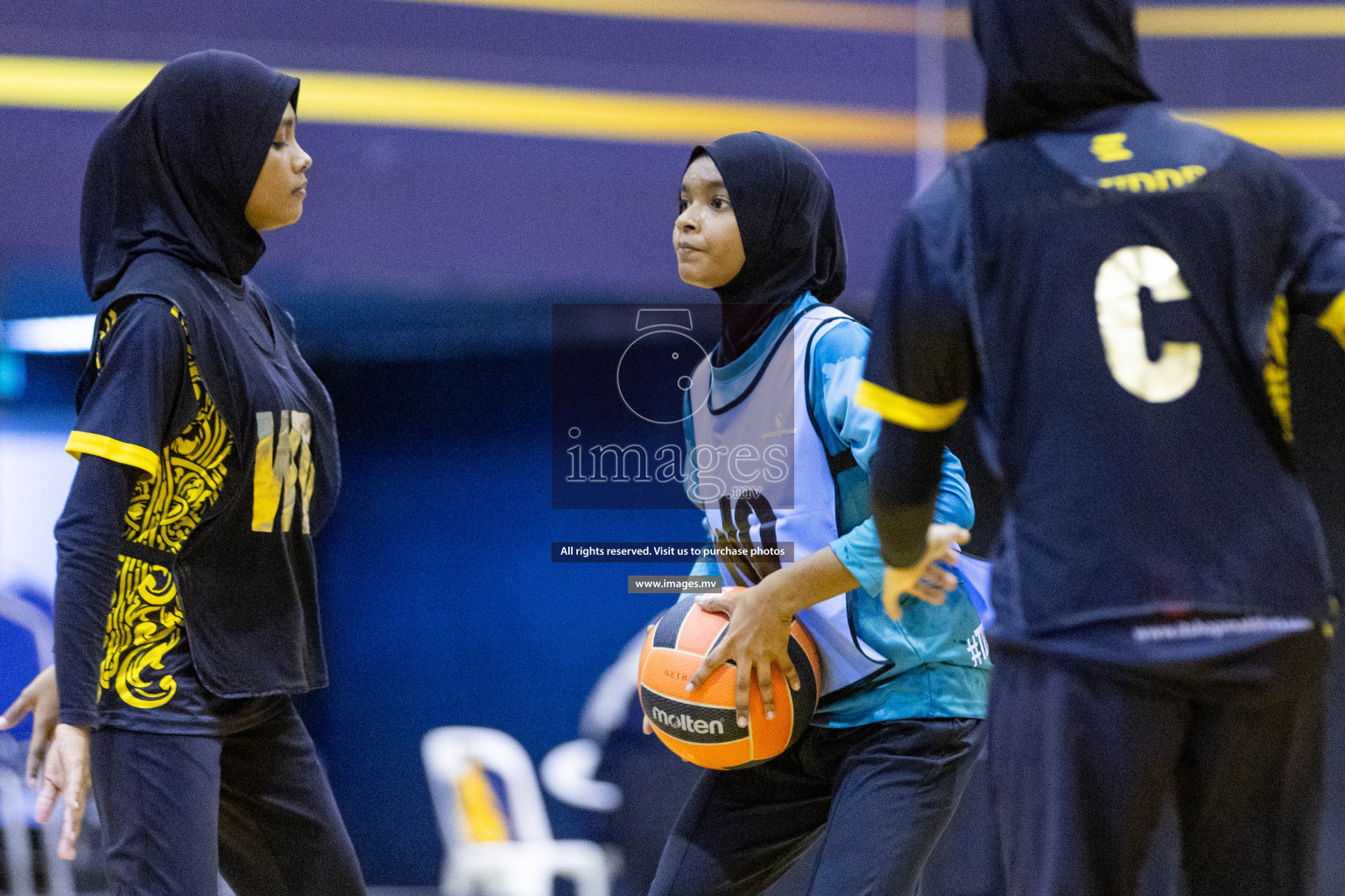 Day4 of 24th Interschool Netball Tournament 2023 was held in Social Center, Male', Maldives on 30th October 2023. Photos: Nausham Waheed / images.mv