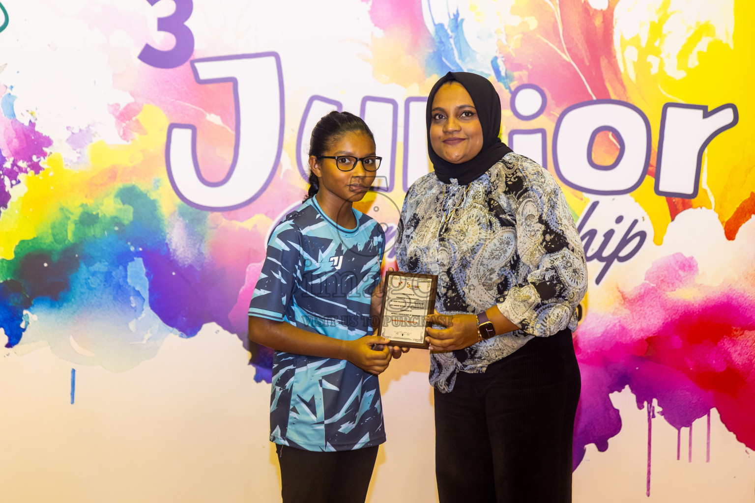 Closing ceremony of 3rd Netball Junior Championship, held at Social Center on Saturday, 25th January 2025 . Photos: Nausham Waheed / images.mv