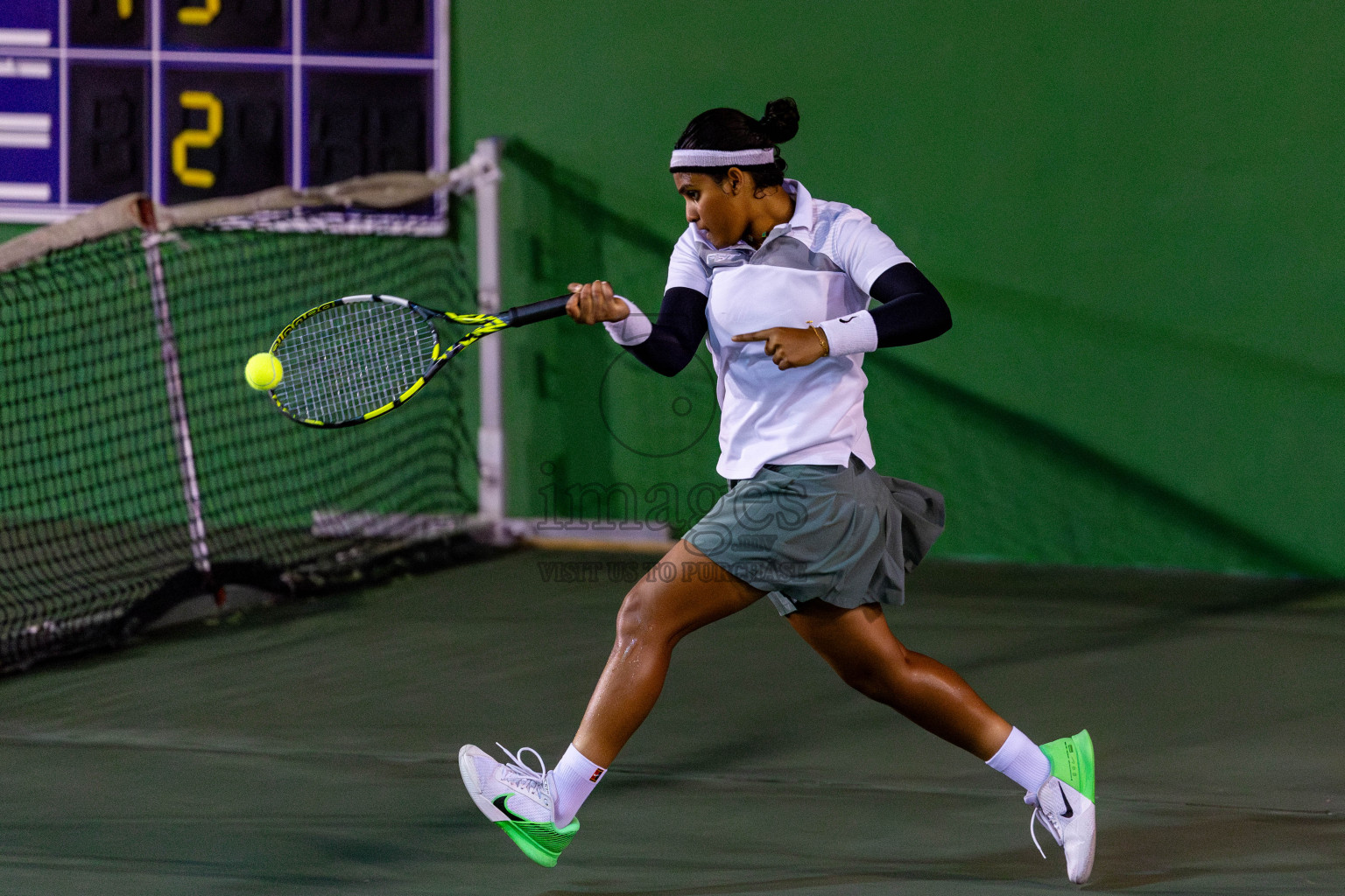 Day 2 of ATF Maldives Junior Open Tennis was held in Male' Tennis Court, Male', Maldives on Tuesday, 10th December 2024. Photos: Nausham Waheed / images.mv