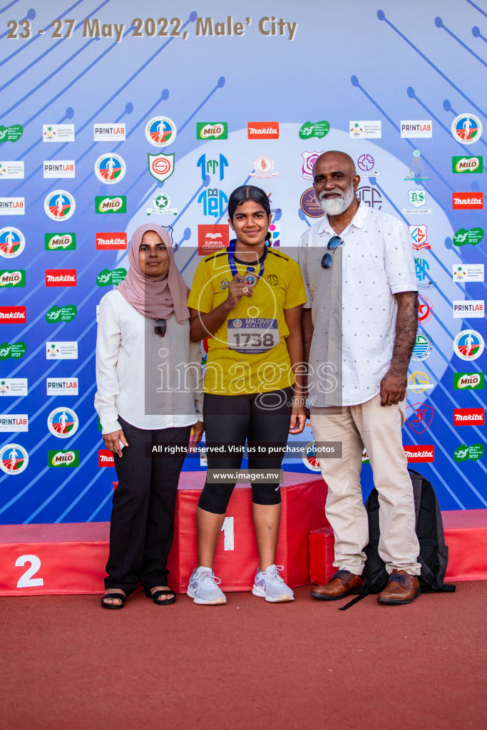 Day 2 of Inter-School Athletics Championship held in Male', Maldives on 24th May 2022. Photos by: Maanish / images.mv