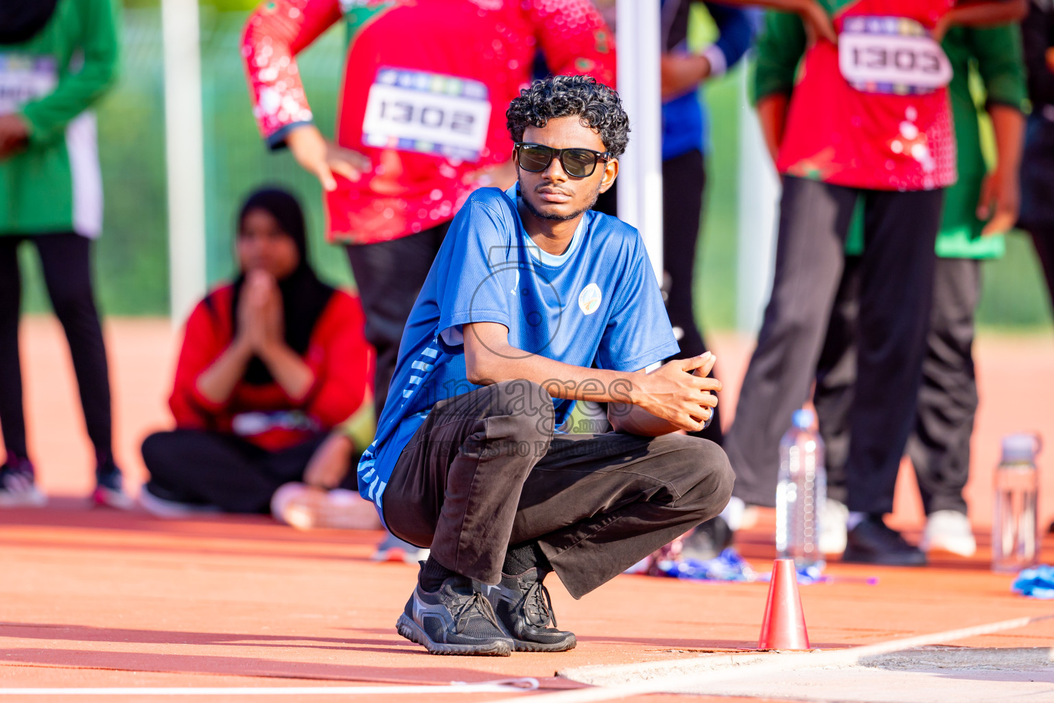 Day 6 of MWSC Interschool Athletics Championships 2024 held in Hulhumale Running Track, Hulhumale, Maldives on Thursday, 14th November 2024. Photos by: Nausham Waheed / Images.mv