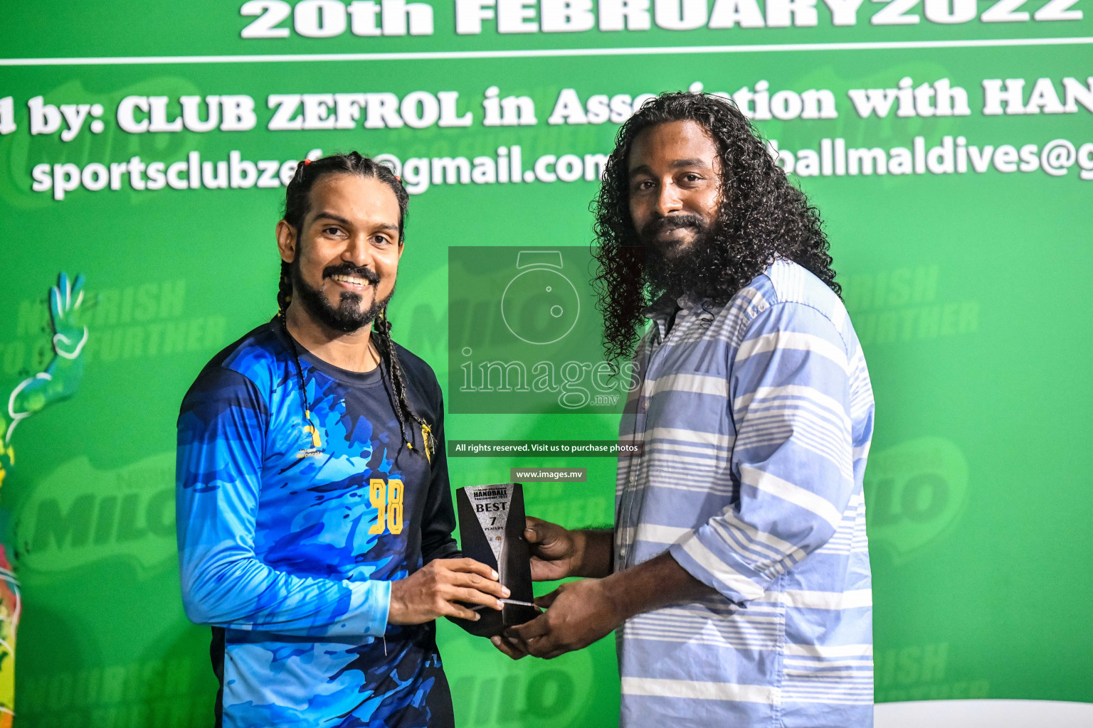 Final of Milo 6th Inter Office Handball Tournament 2022 - Photos by Nausham Waheed