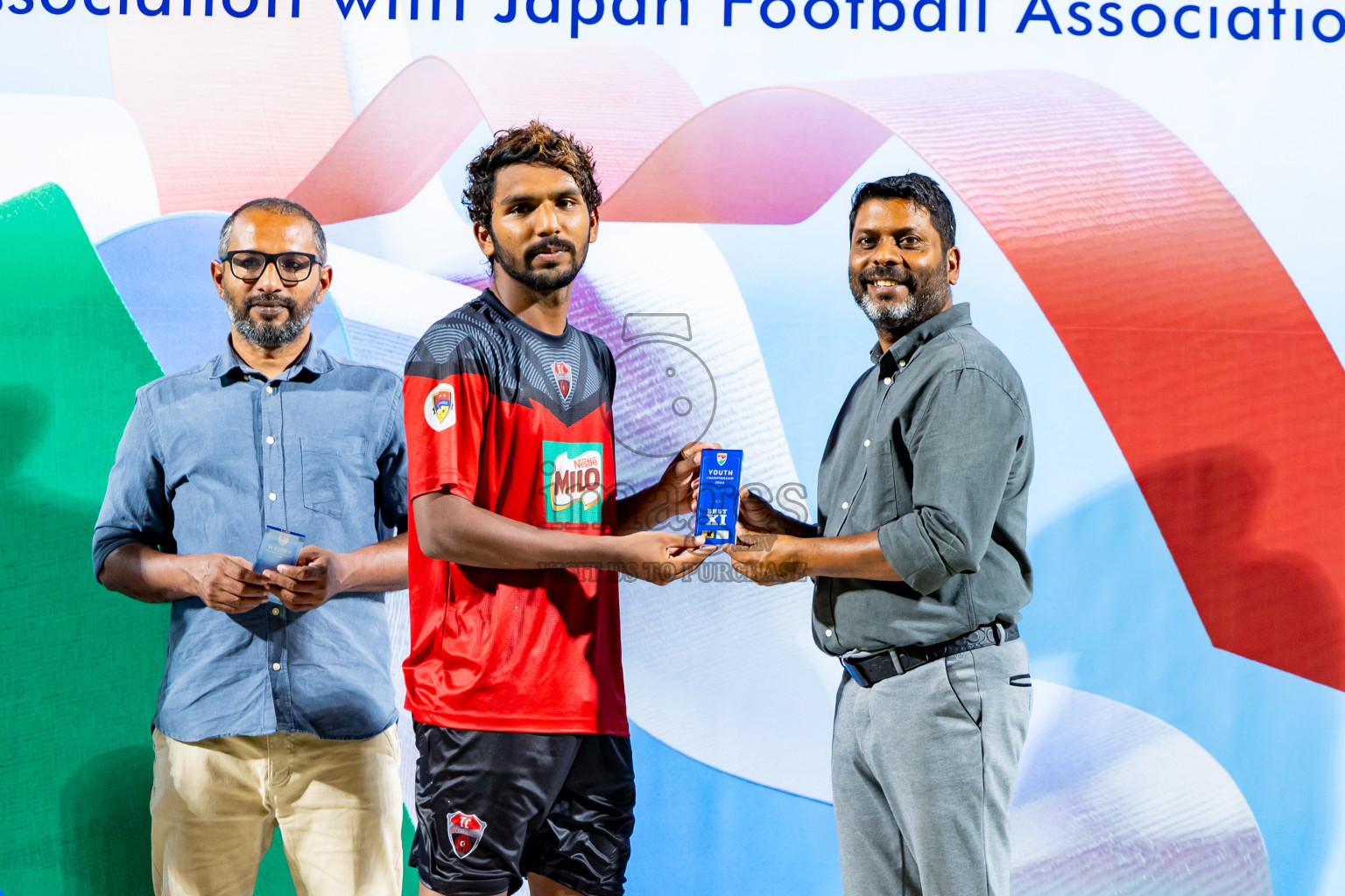 Super United Sports vs TC Sports Club in the Final of Under 19 Youth Championship 2024 was held at National Stadium in Male', Maldives on Monday, 1st July 2024. Photos: Nausham Waheed / images.mv