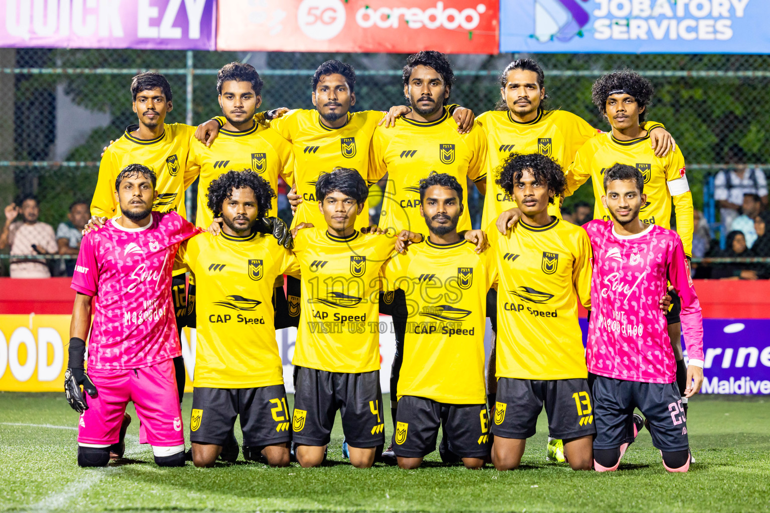 F Dhanraboodhoo vs F Magoodhoo in Faafu Atoll Finals in Day 25 of Golden Futsal Challenge 2025 was held on Wednesday , 28th January 2025, in Hulhumale', Maldives. Photos: Nausham Waheed / images.mv