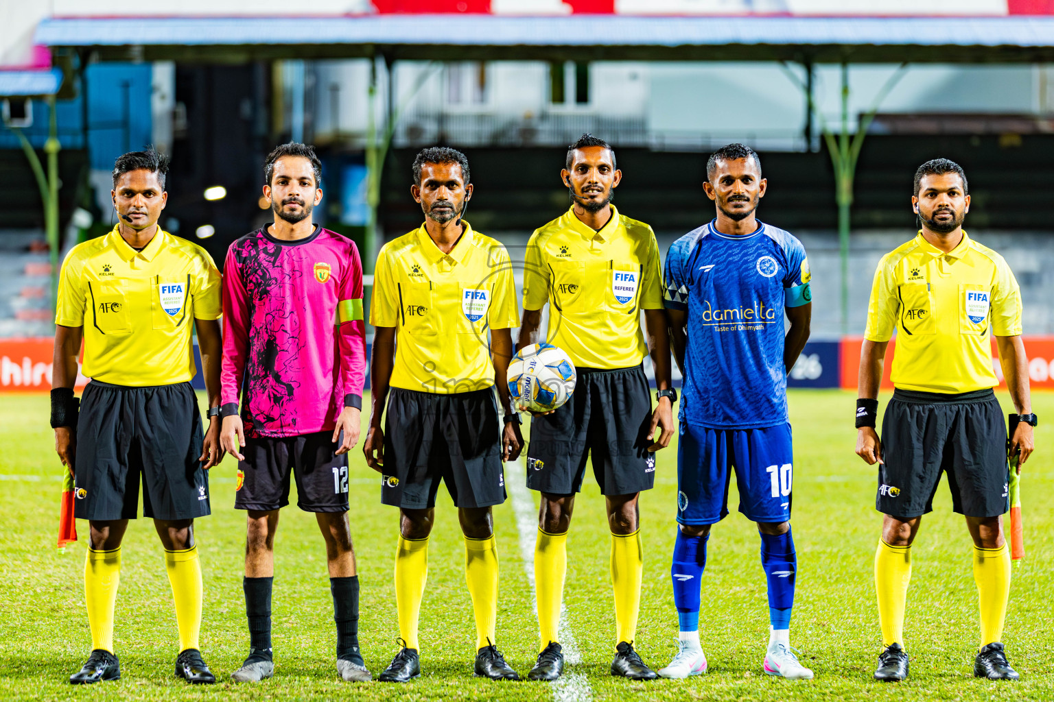 United Victory vs New Radiant Sports Club in Dhivehi Premier League 2025/26 held in National Football Stadium, Male', Maldives on Thursday, 25th September 2025. Photos: Areef Adam / Images.mv