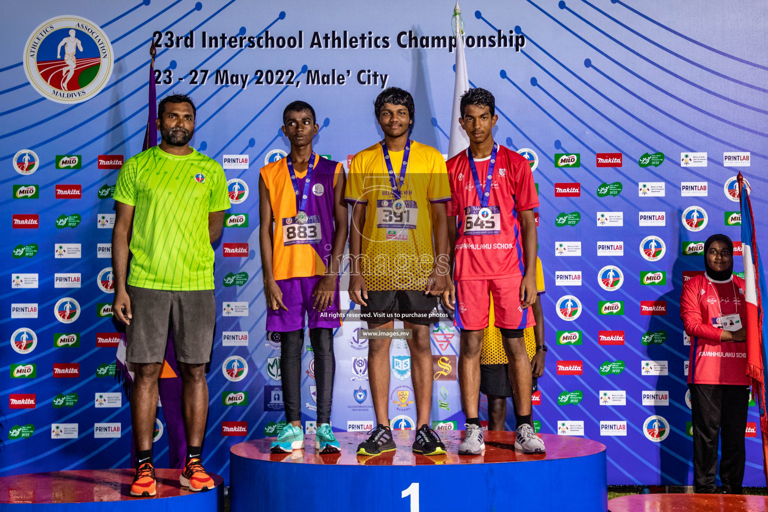 Day 5 of Inter-School Athletics Championship held in Male', Maldives on 27th May 2022. Photos by:Maanish / images.mv