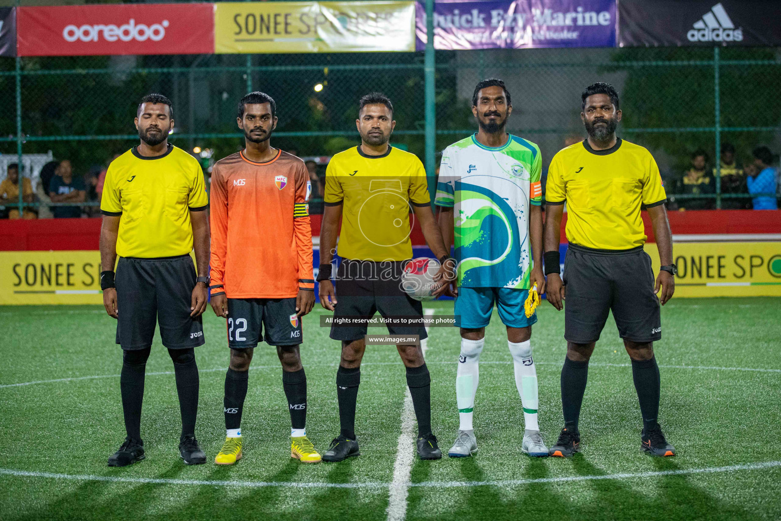 GA. Vilingili vs GA. Maamendhoo in Day 2 of Golden Futsal Challenge 2023 on 06 February 2023 in Hulhumale, Male, Maldives