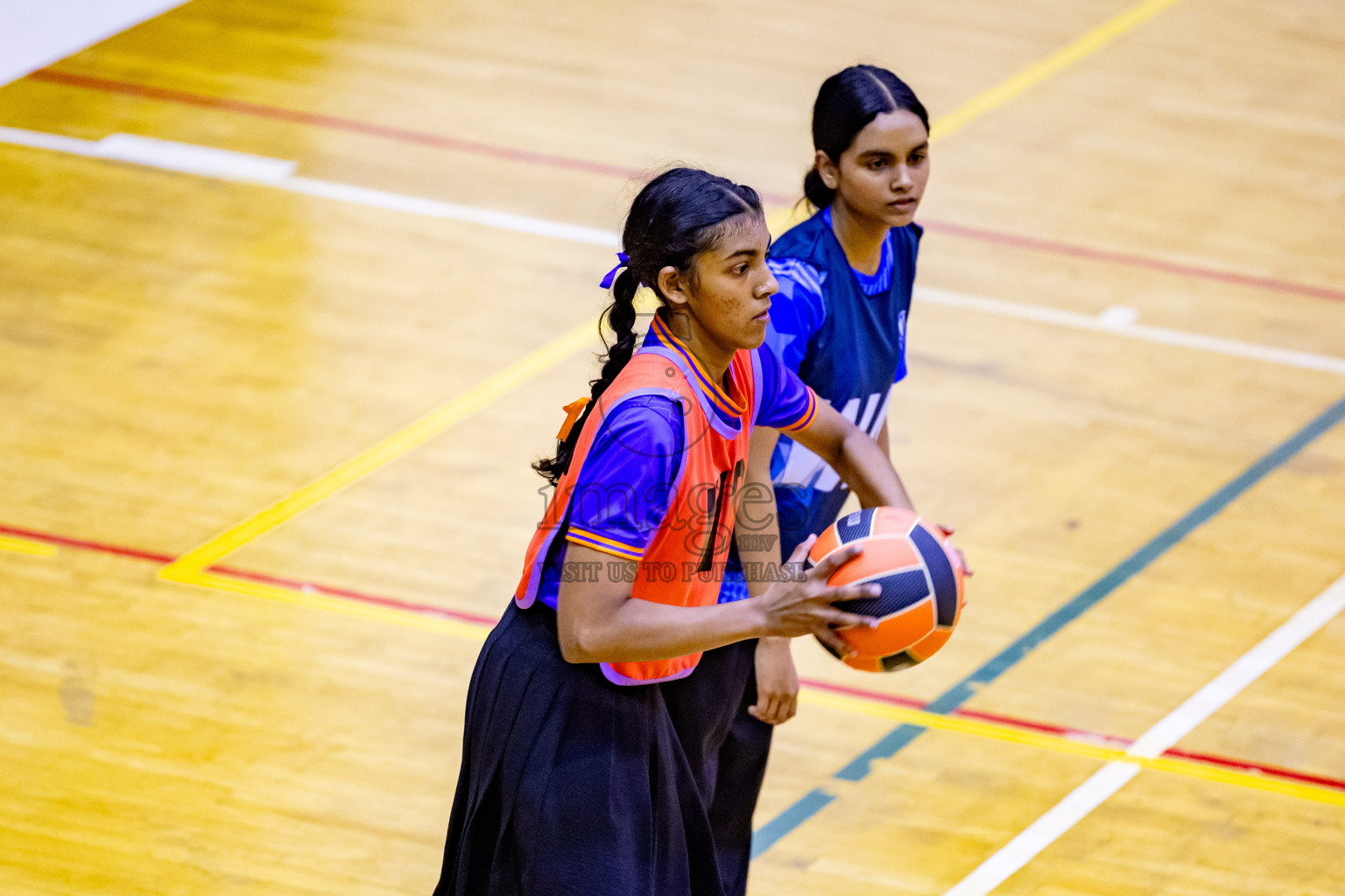 Day 10 of 25th Inter-School Netball Tournament was held in Social Center at Male', Maldives on Tuesday, 20th August 2024. Photos: Nausham Waheed / images.mv