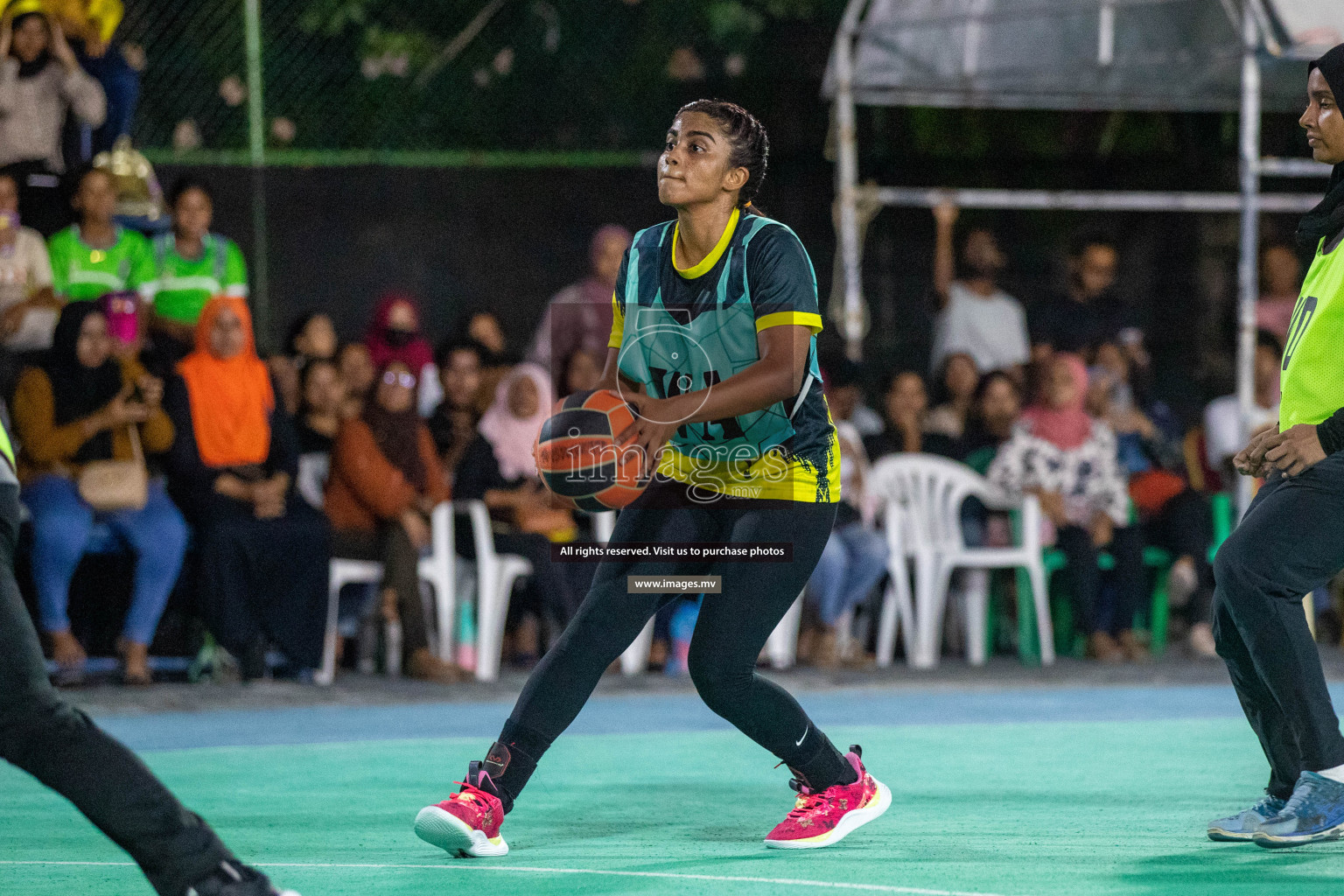 Final of 20th Milo National Netball Tournament 2023, held in Synthetic Netball Court, Male', Maldives on 11th June 2023 Photos: Nausham Waheed/ Images.mv