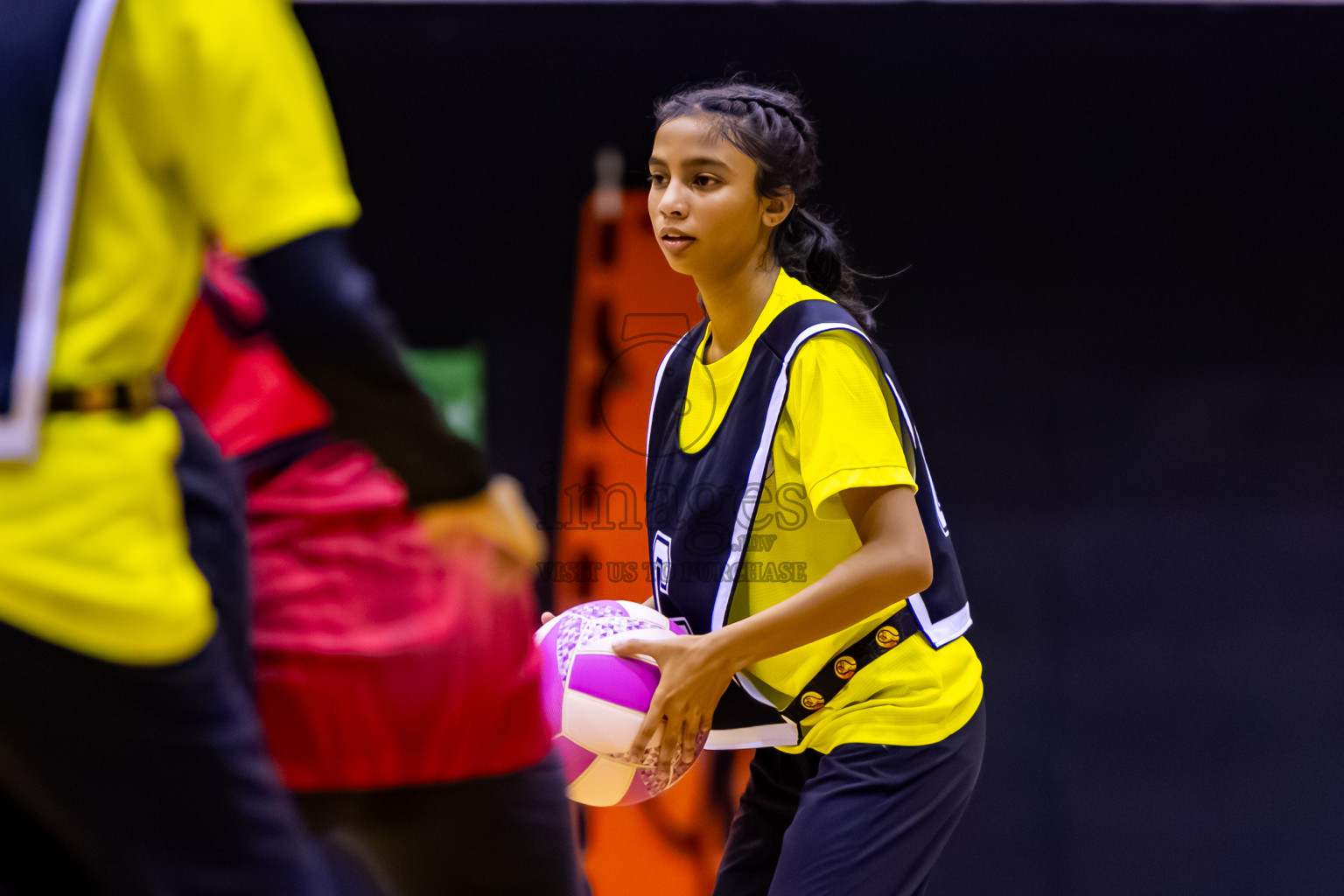 C Matrix vs KYRC in Day 2 of 24th Milo Netball Association Championship held in Social Center at Male', Maldives on Tuesday, 2nd September 2025. Photos: Nausham Waheed / images.mv