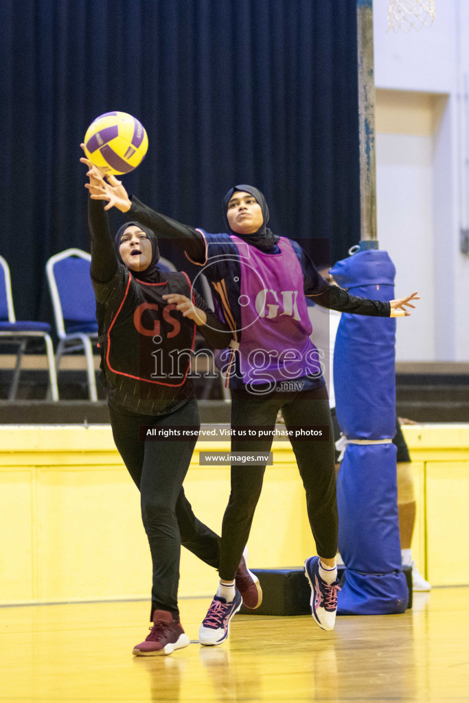 Kulhudhuffushi Youth & R.C vs Shining Star Sports Club in the Semi Finals of Milo National Netball Tournament 2021 held on 3 December 2021 in Male', Maldives, photos by Maanish